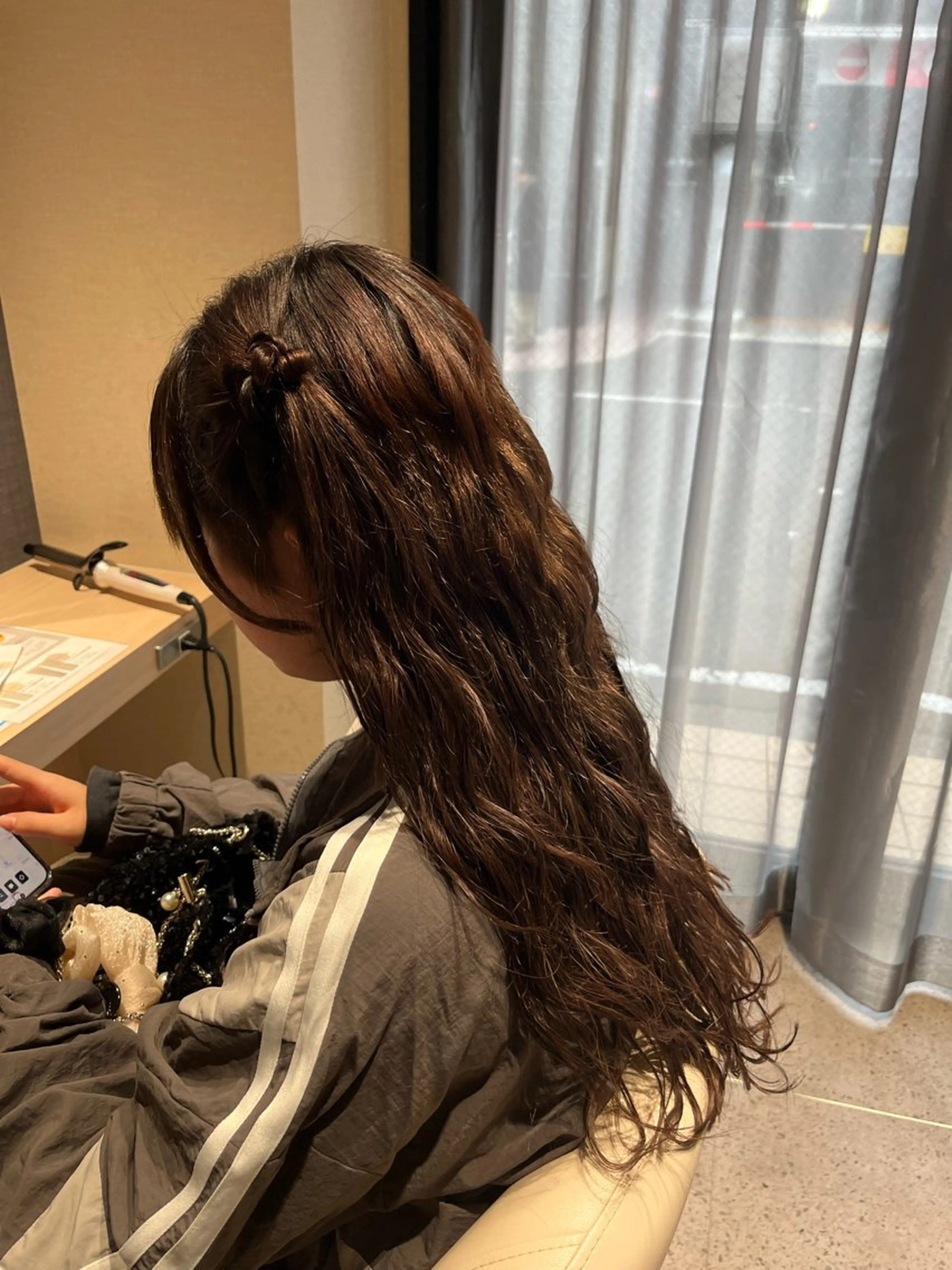 ロング ヘアアレンジ メンズパーマモデル ／浅野未来🌼.*のヘアスタイル