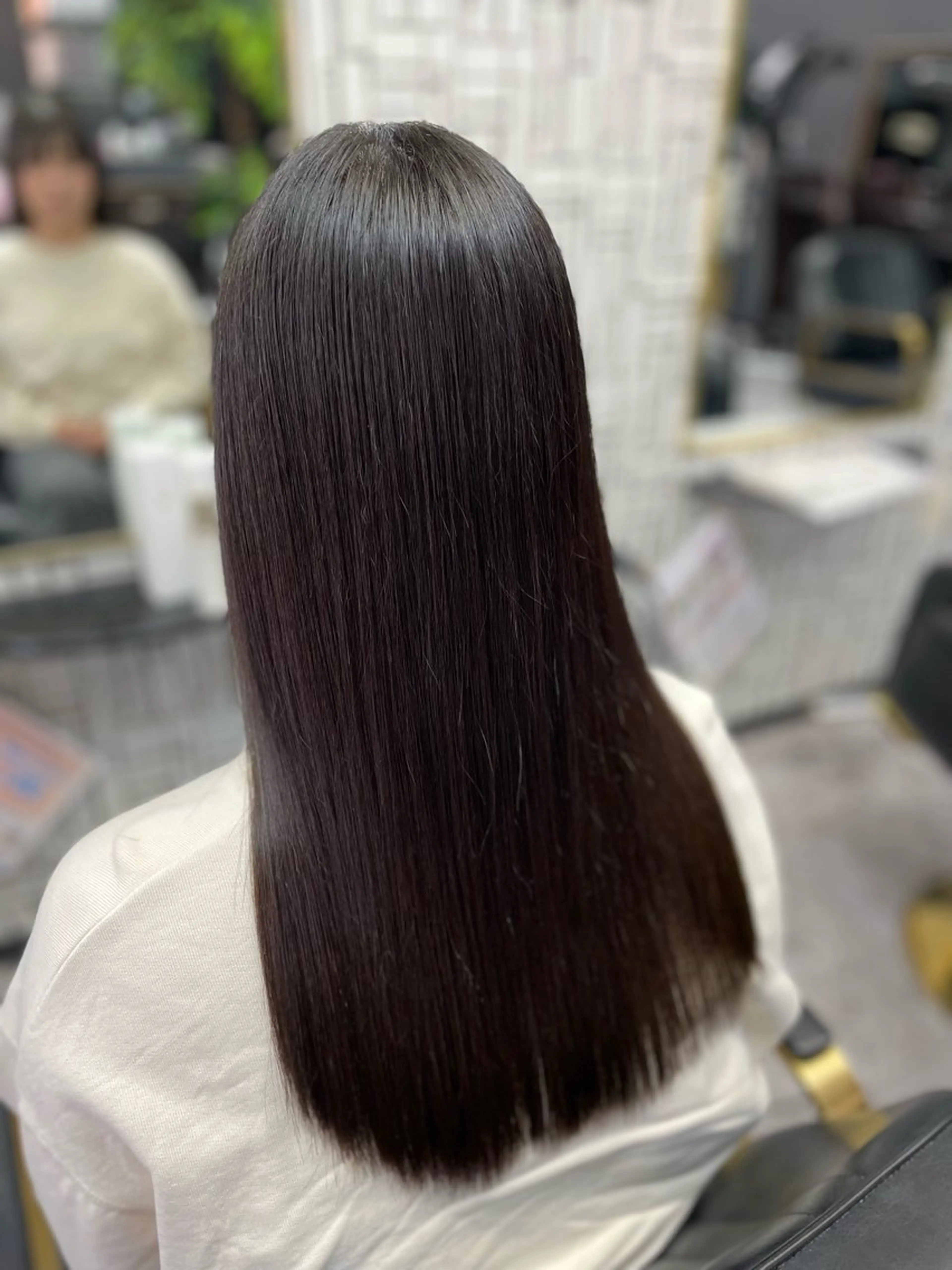 ロング 縮毛矯正 カット 縮毛矯正 トリートメント 篠原 侑作のヘアスタイル