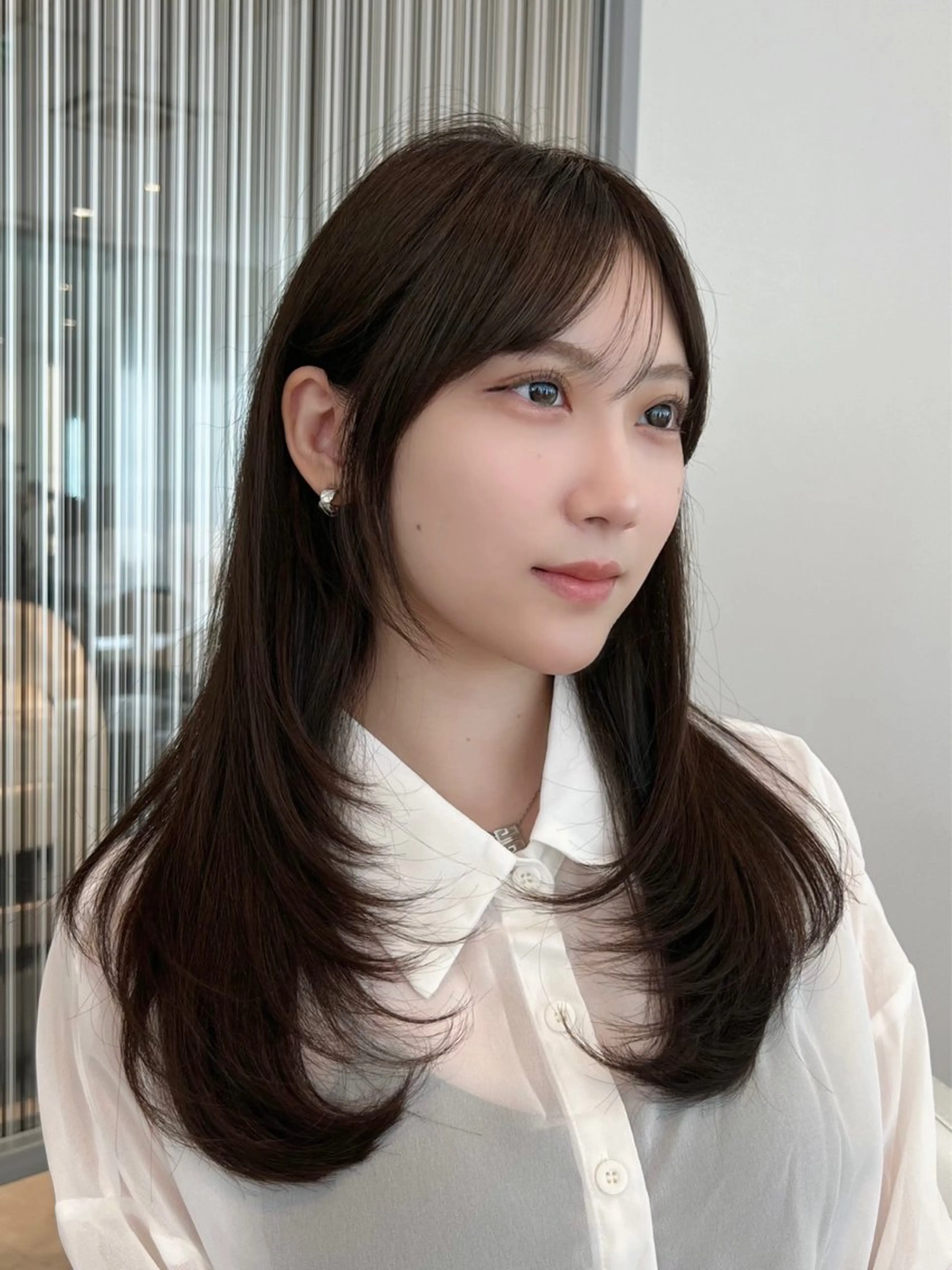 セミロング カット ヘアカラー トリートメント ✨上品可愛い 垢抜けカラー/後藤✨のヘアスタイル