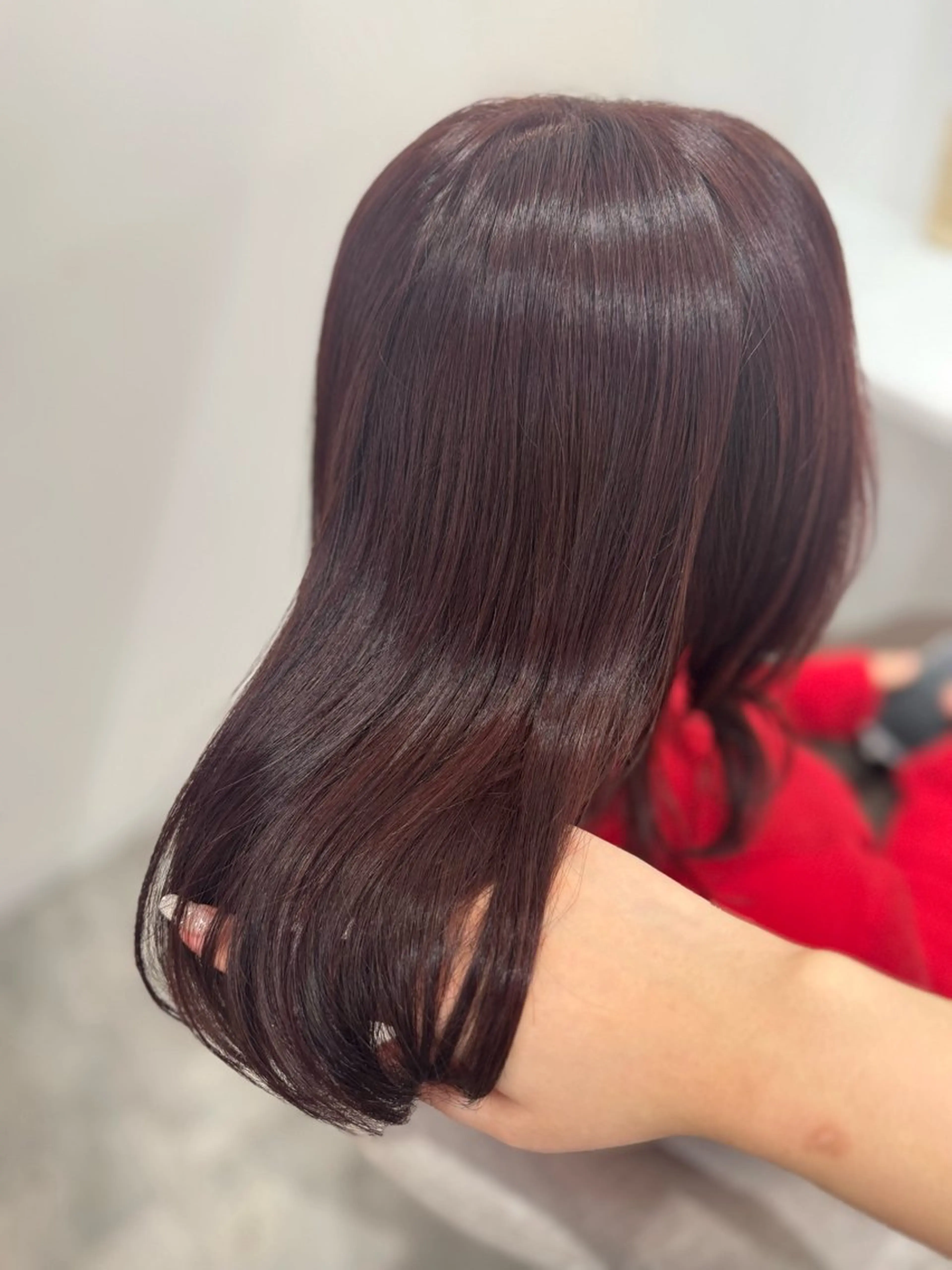 セミロング カラー ベージュカラー ブリーチ ブラウンカラー 透明感カラー ダブルカラー 赤み無し柔らかカラー 【梅田】madokaのヘアスタイル