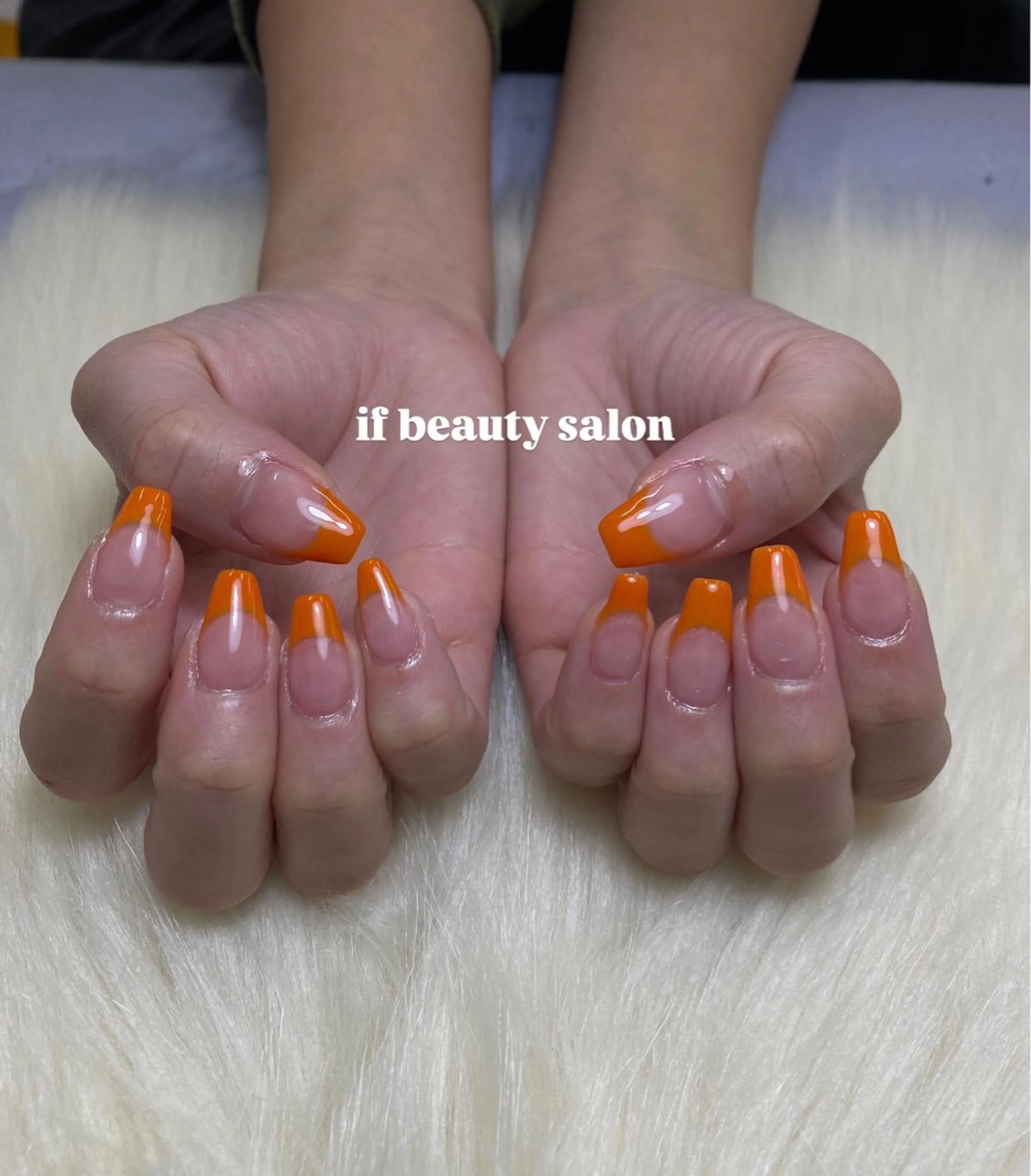 ネイル フレンチネイル イフビューティ Yuimiのネイルデザイン