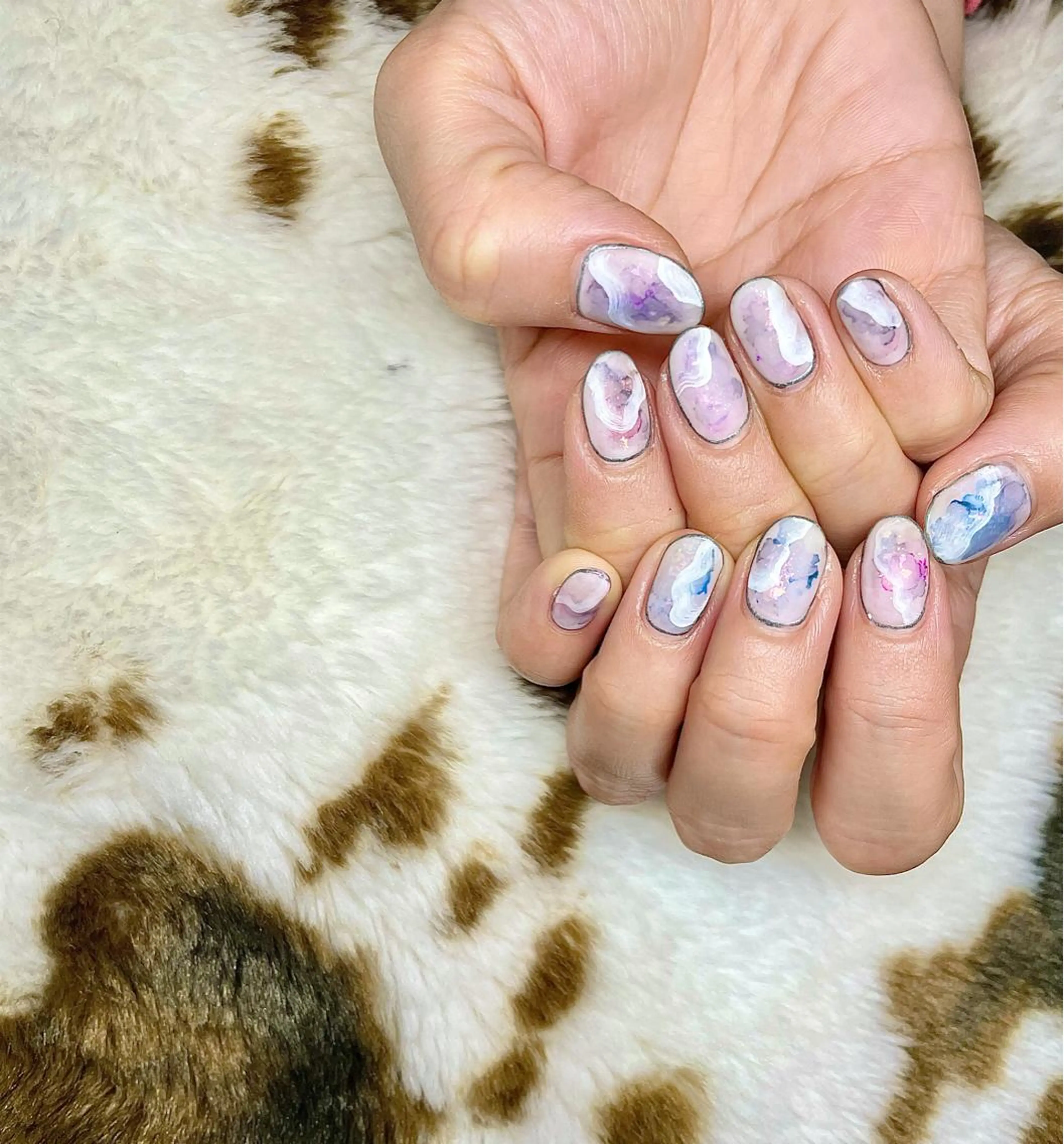 ショート カラー パーマ ヘアアレンジ メンズ キッズ ネイル マツエク・マツパ マットネイル nail&eye Aoのマツエク・マツパデザイン