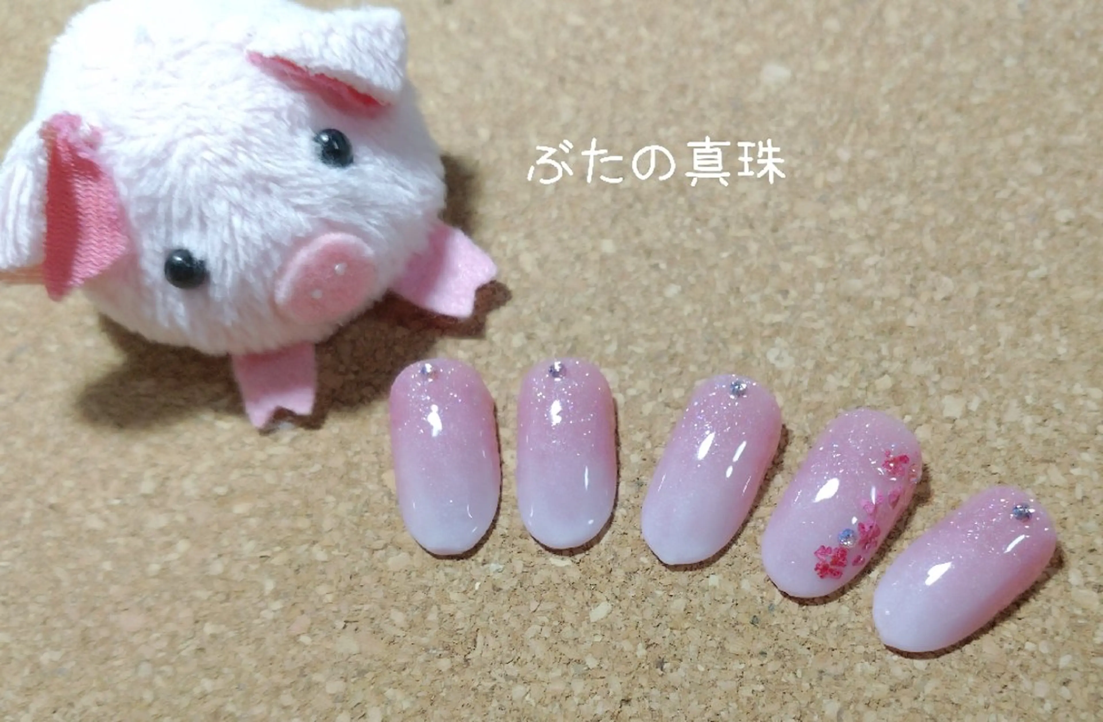 ネイル グラデーション 春ネイル 林 珠里のネイルデザイン