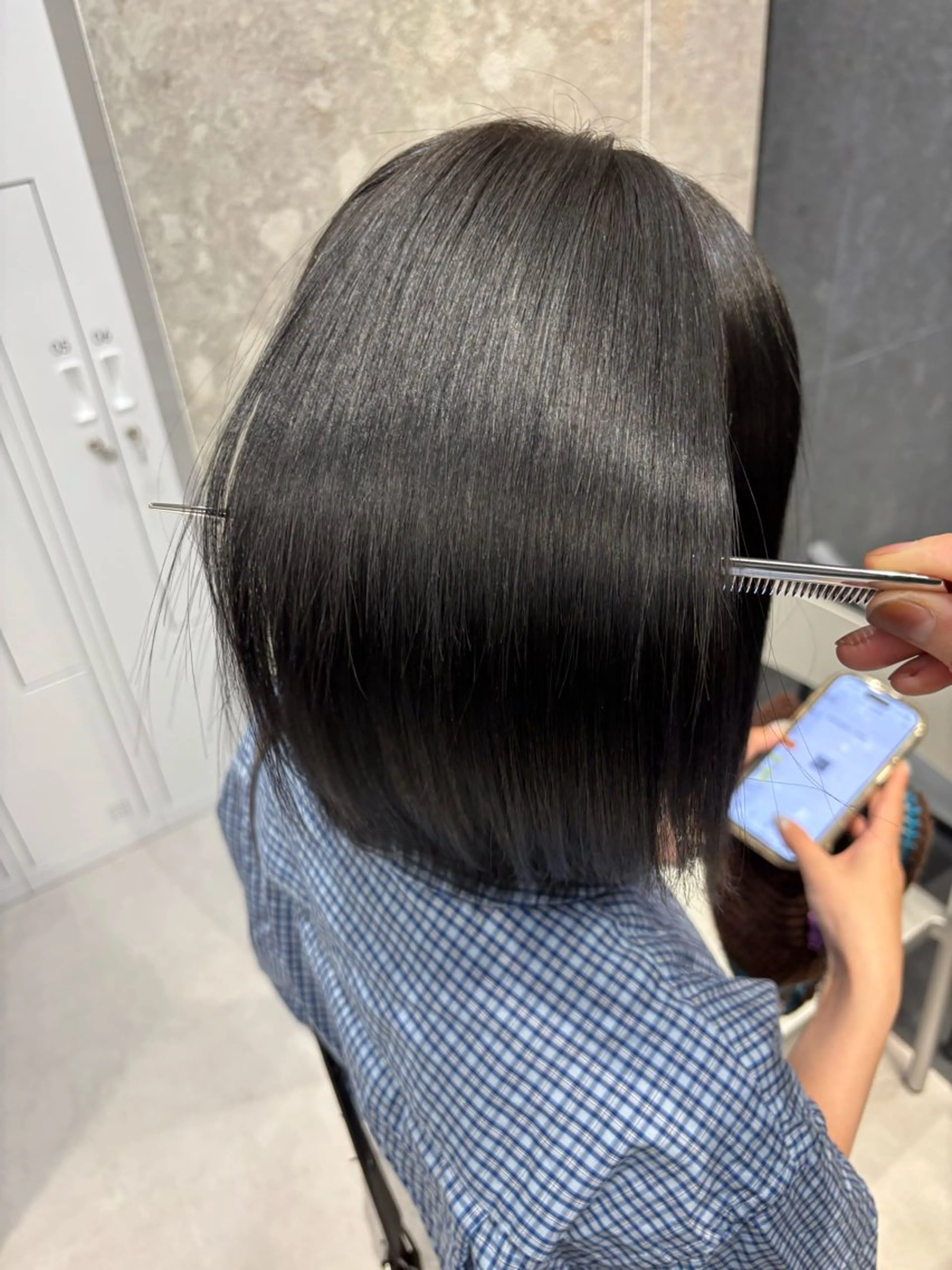 ミディアム 縮毛矯正 トリートメント SALOWIN四条河原町店所属・友人Yuto 美髪矯正（縮毛矯正）のヘアスタイル
