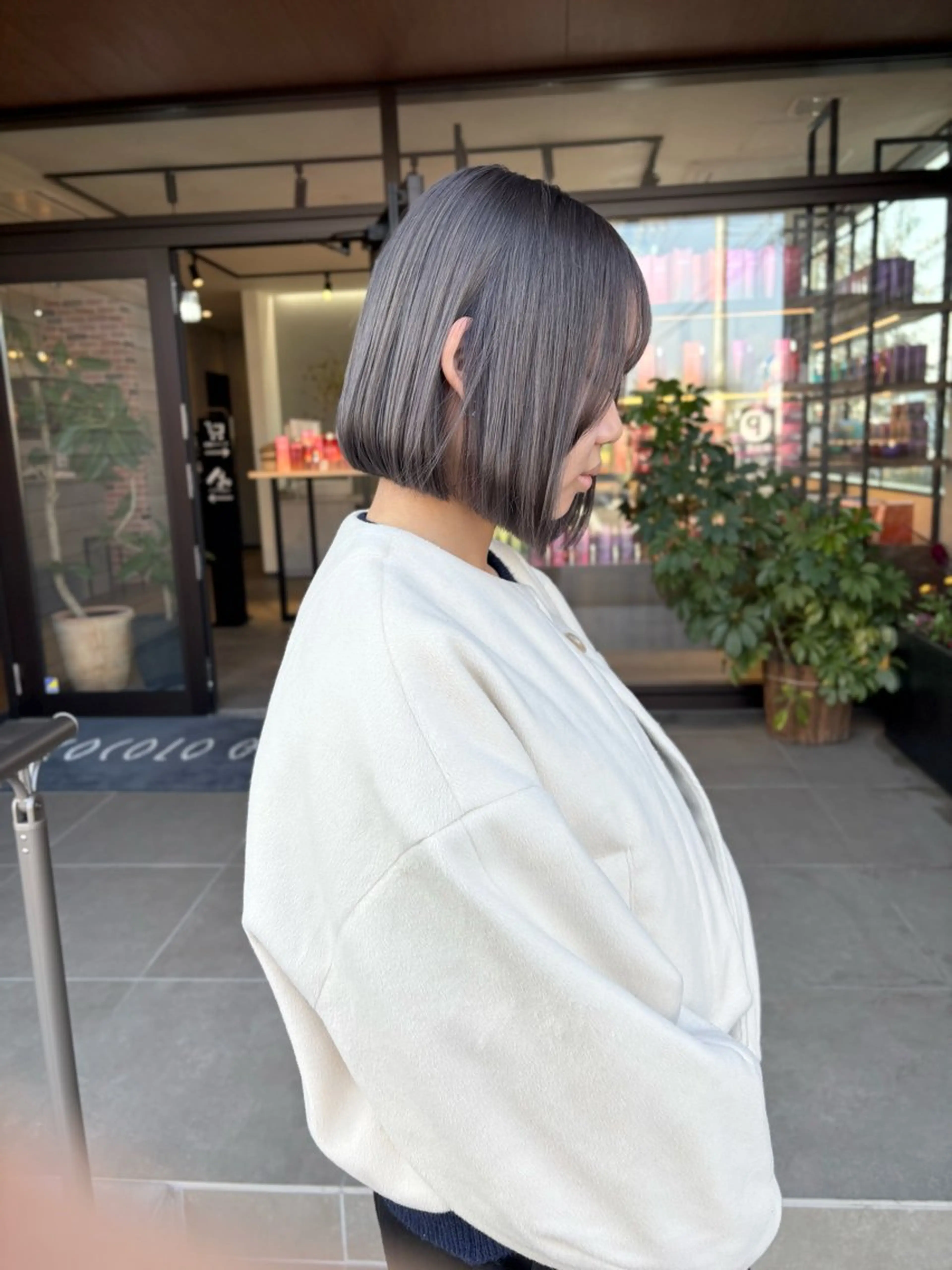 ミディアム カラー ヘアカラー トリートメント RINOSHORES所属・yume🫧 ハイトーン/ブリーチのヘアスタイル