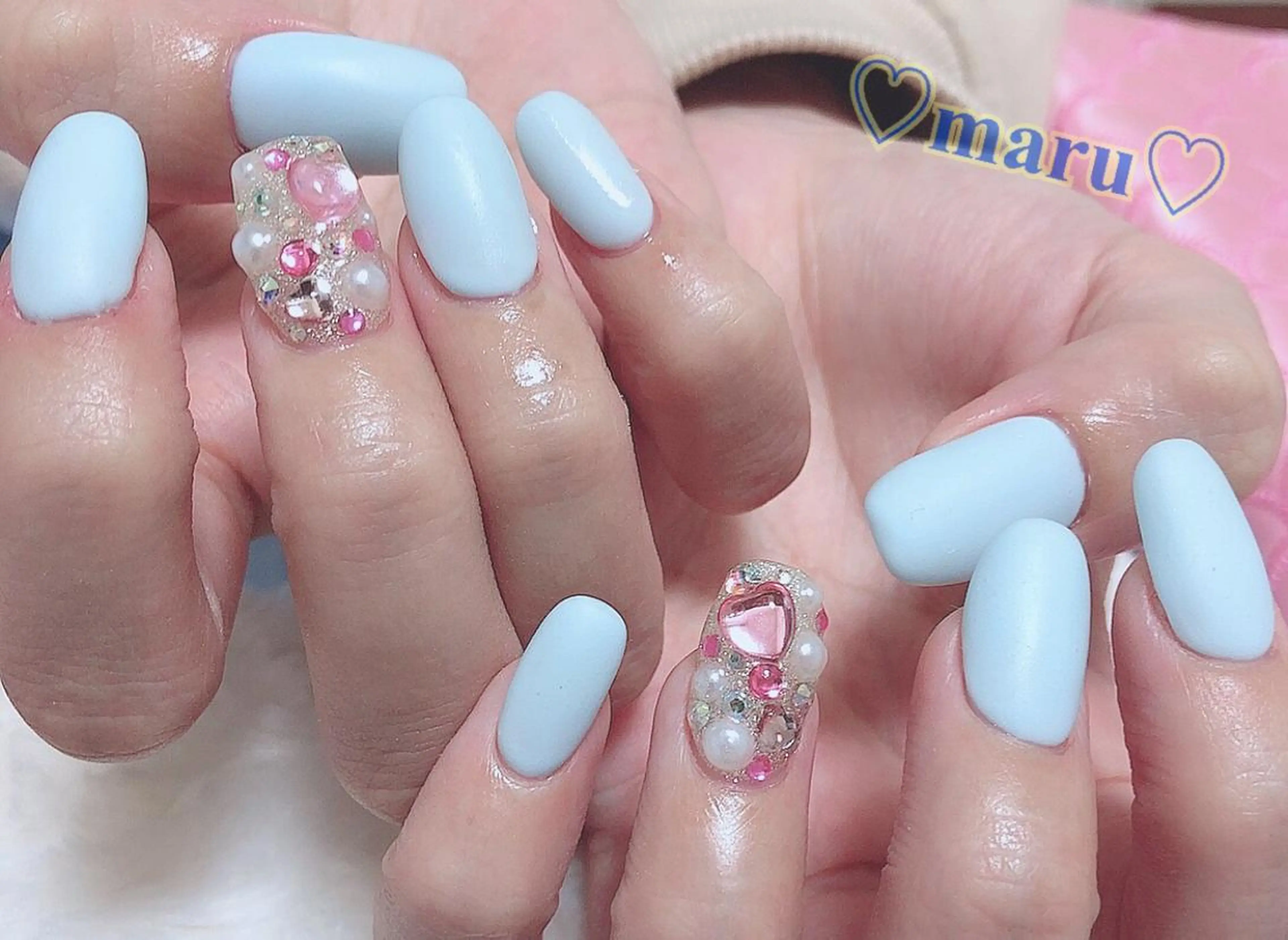 ネイル ハンドネイル フットネイル まるみ ♡のネイルデザイン