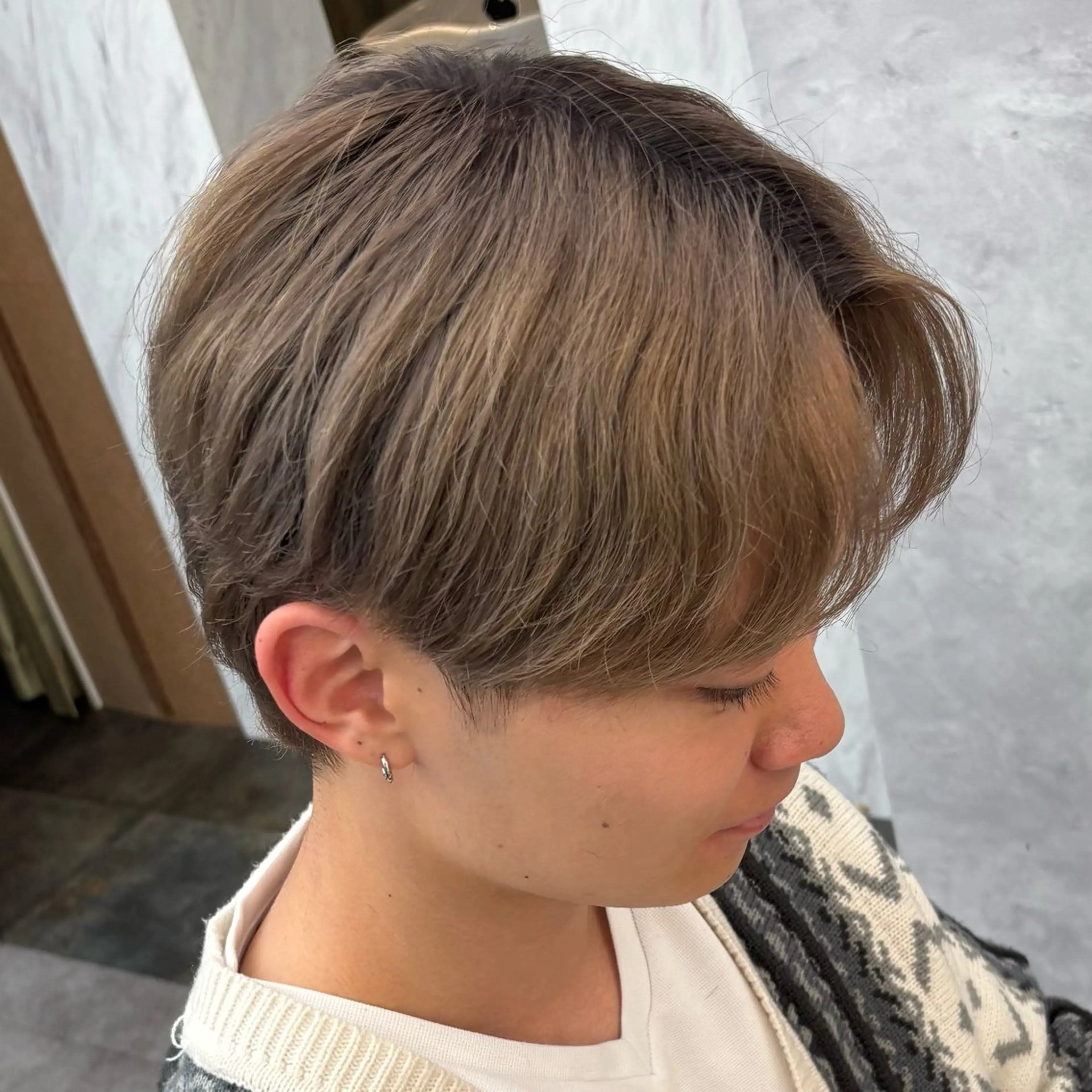 メンズカット➕ダブルカラー⚡️の写真