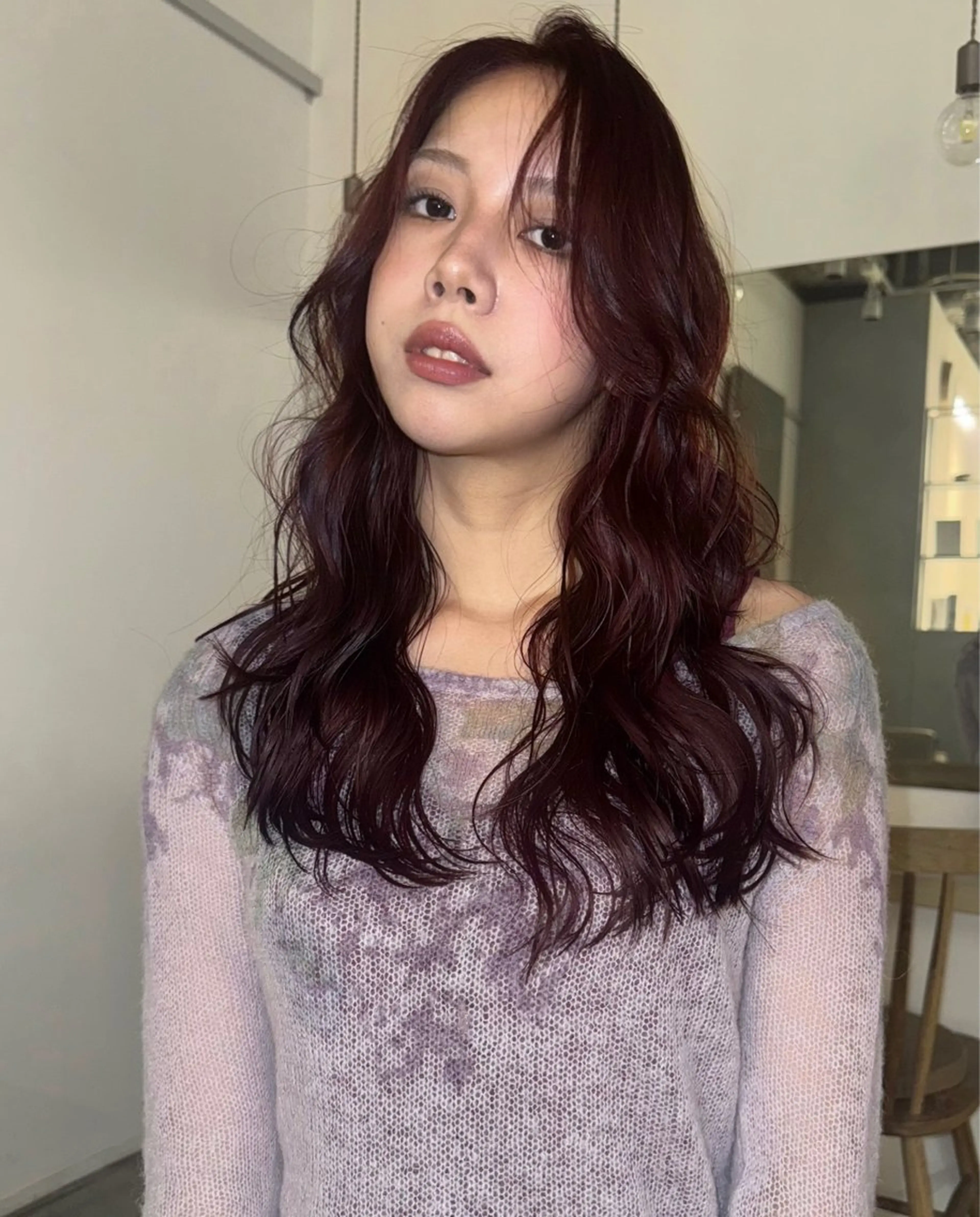 ロング Ence 銀座所属・植木 まりなのヘアスタイル