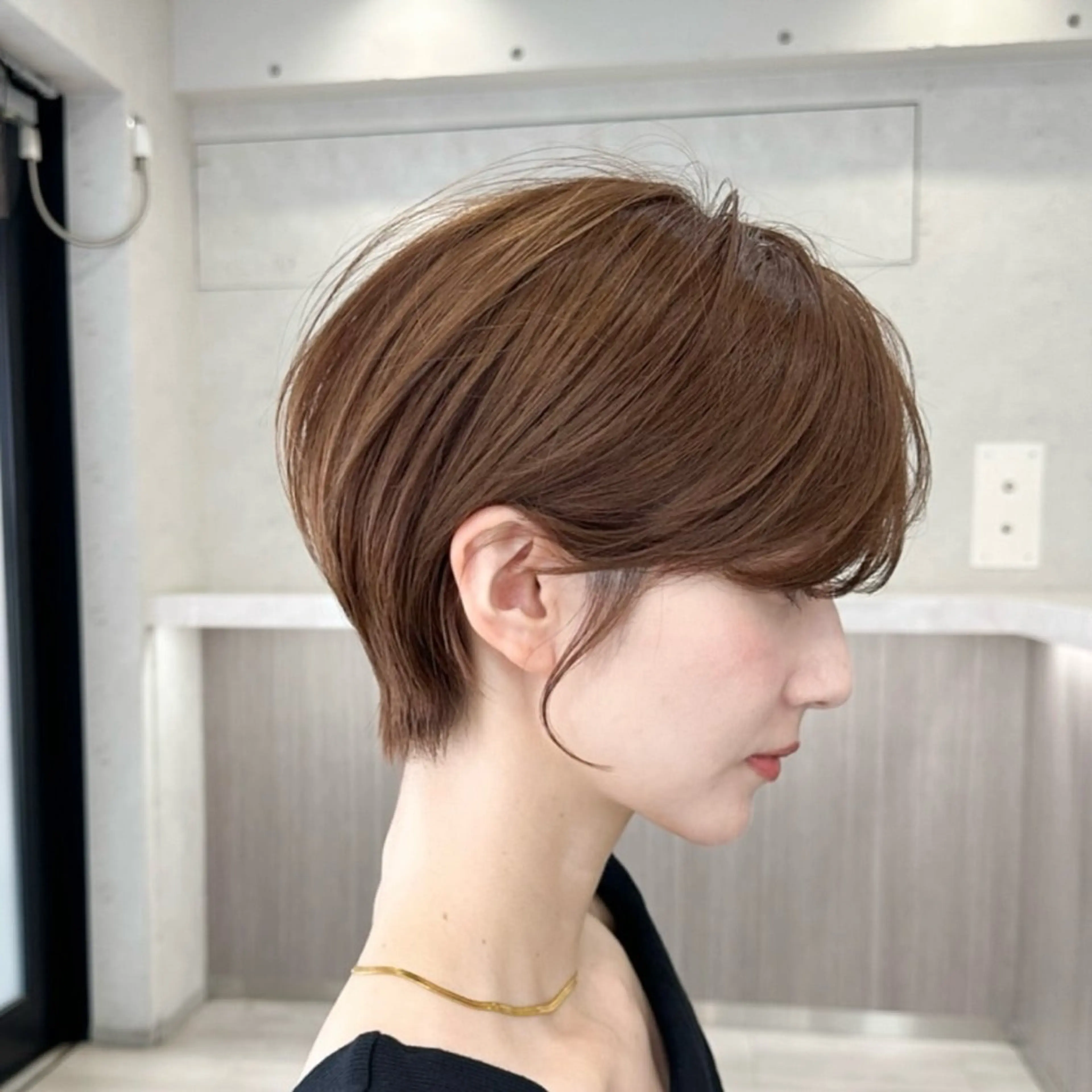ショート 透明感カラー ふうか　渋谷のヘアスタイル