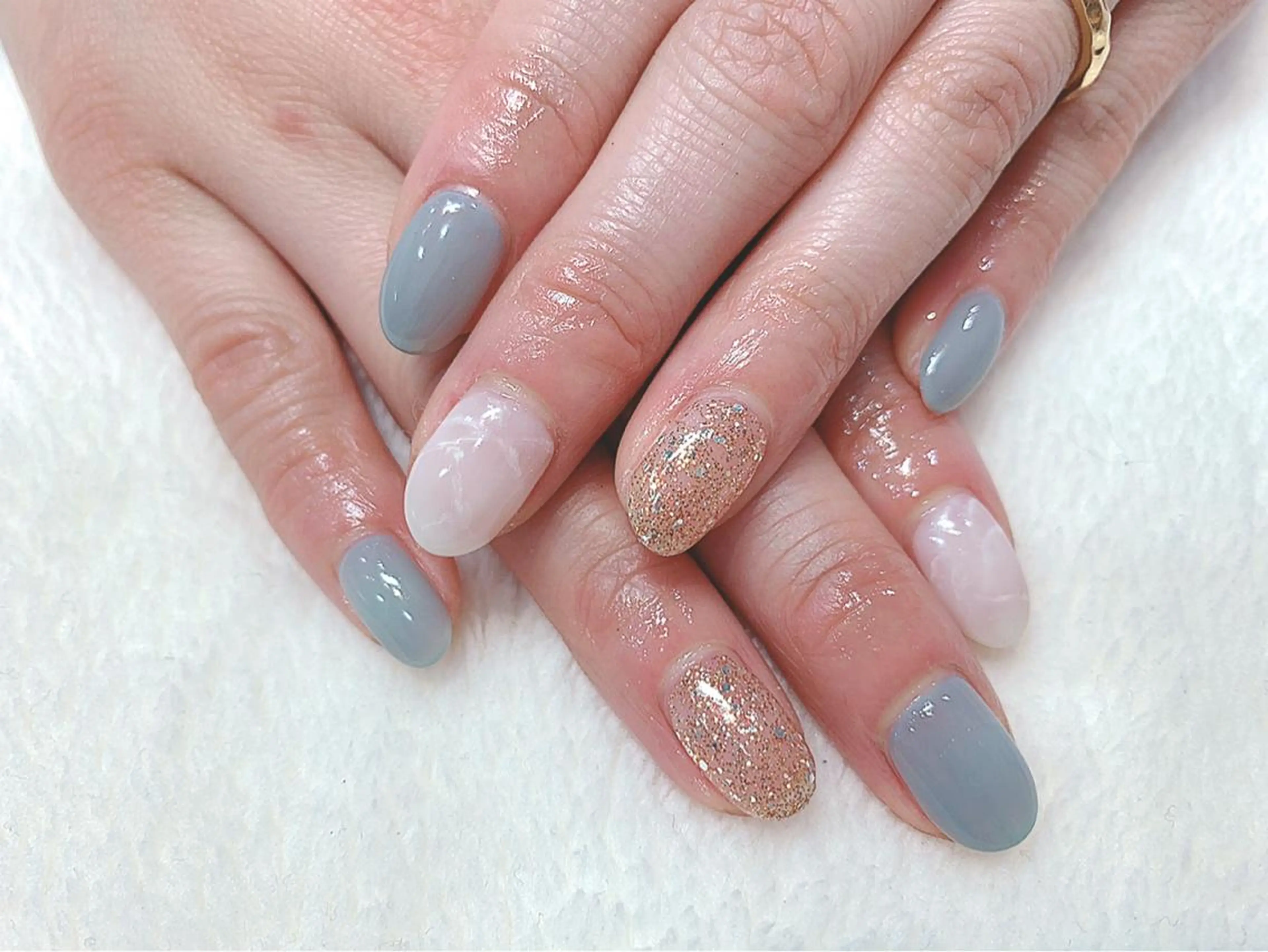 ショート カラー パーマ ヘアアレンジ メンズ キッズ ネイル マツエク・マツパ feey ⁑erinaのネイルデザイン