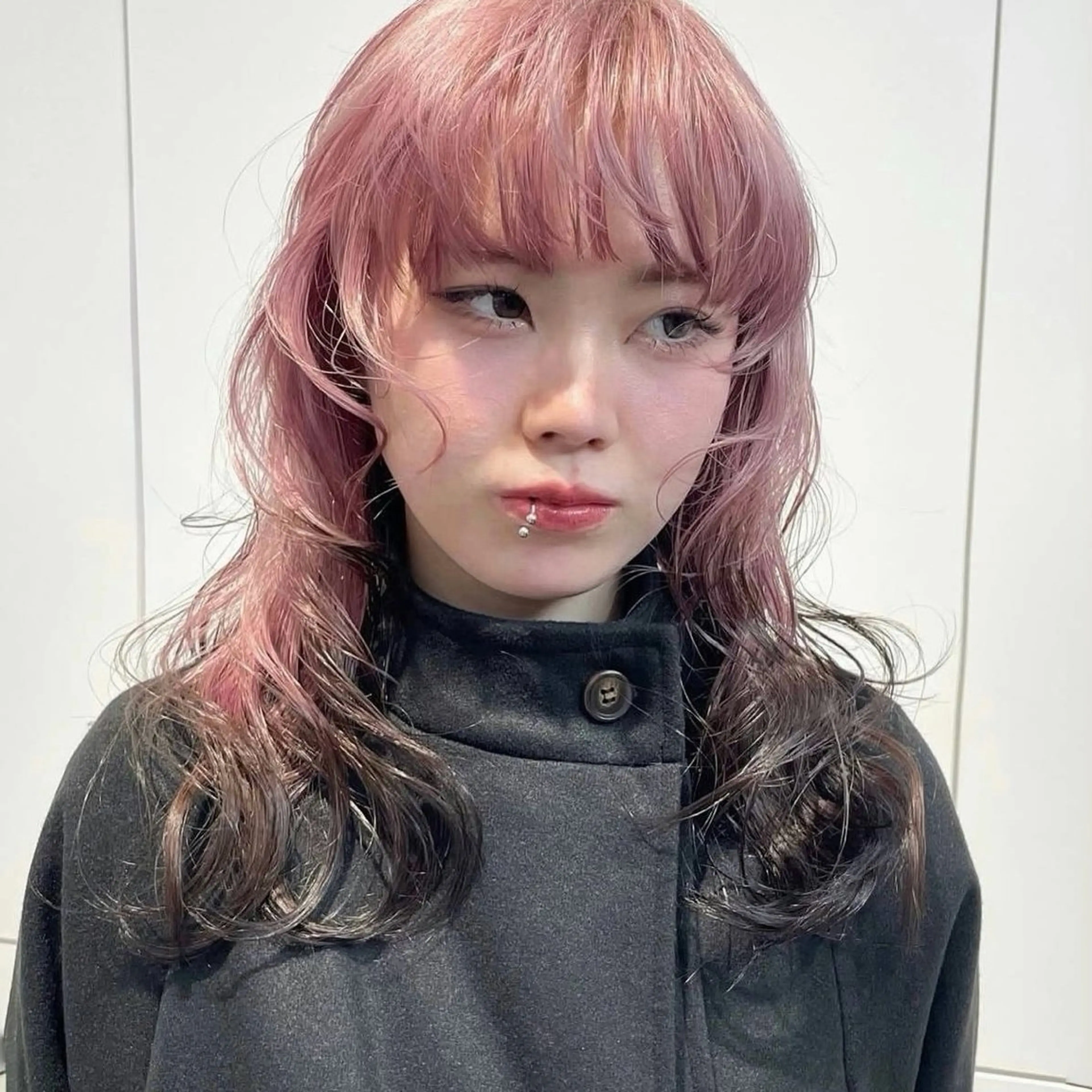 ミディアム カラー ブリーチ カット ヘアカラー トリートメント レイヤー/ブリーチ ♥️【木坂 桃歌】のヘアスタイル