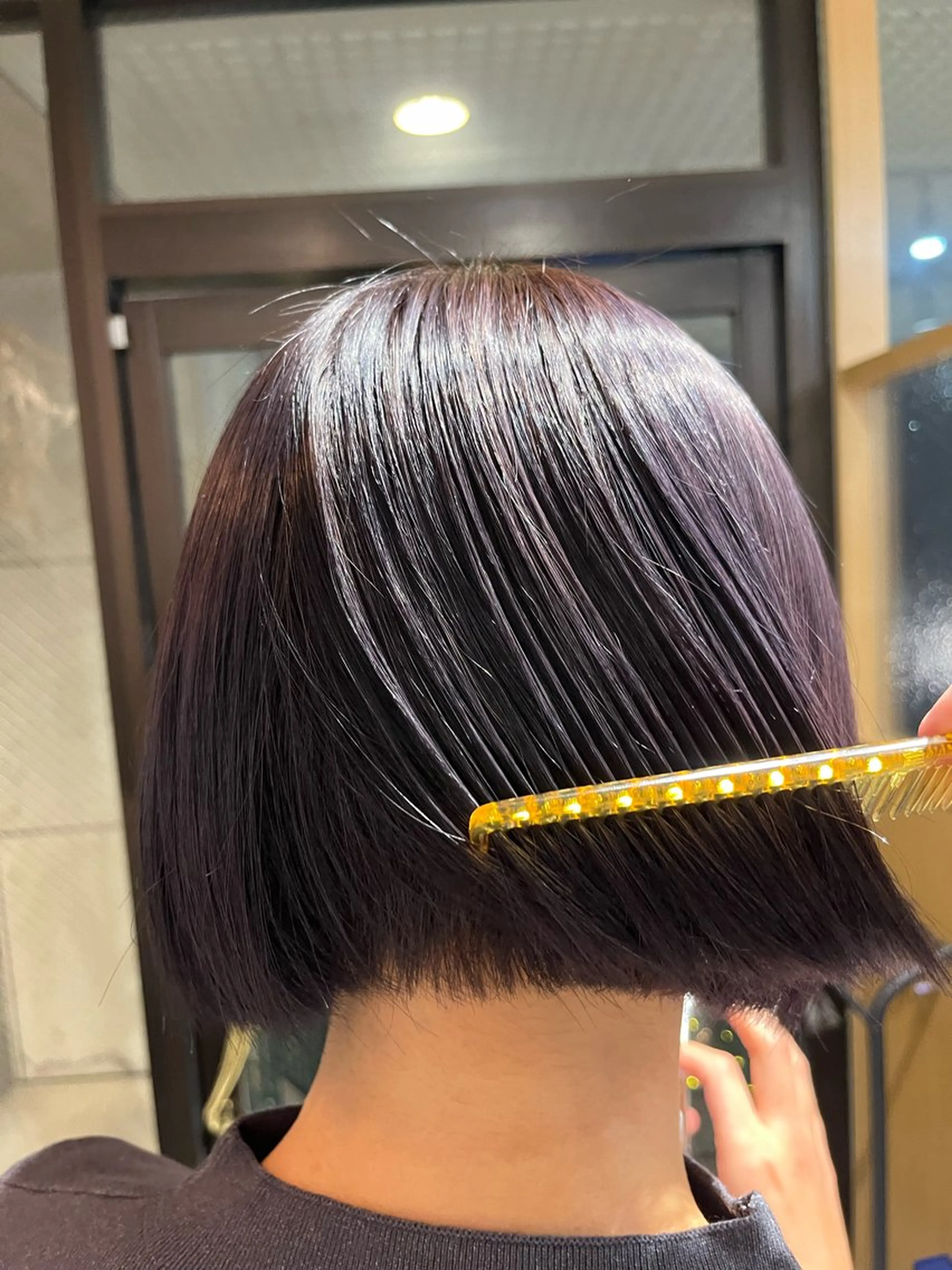 ショート 縮毛矯正 STAND By HAIR&Coffee所属・🤎透明感ツヤカラー Chinatsu🤎のヘアスタイル