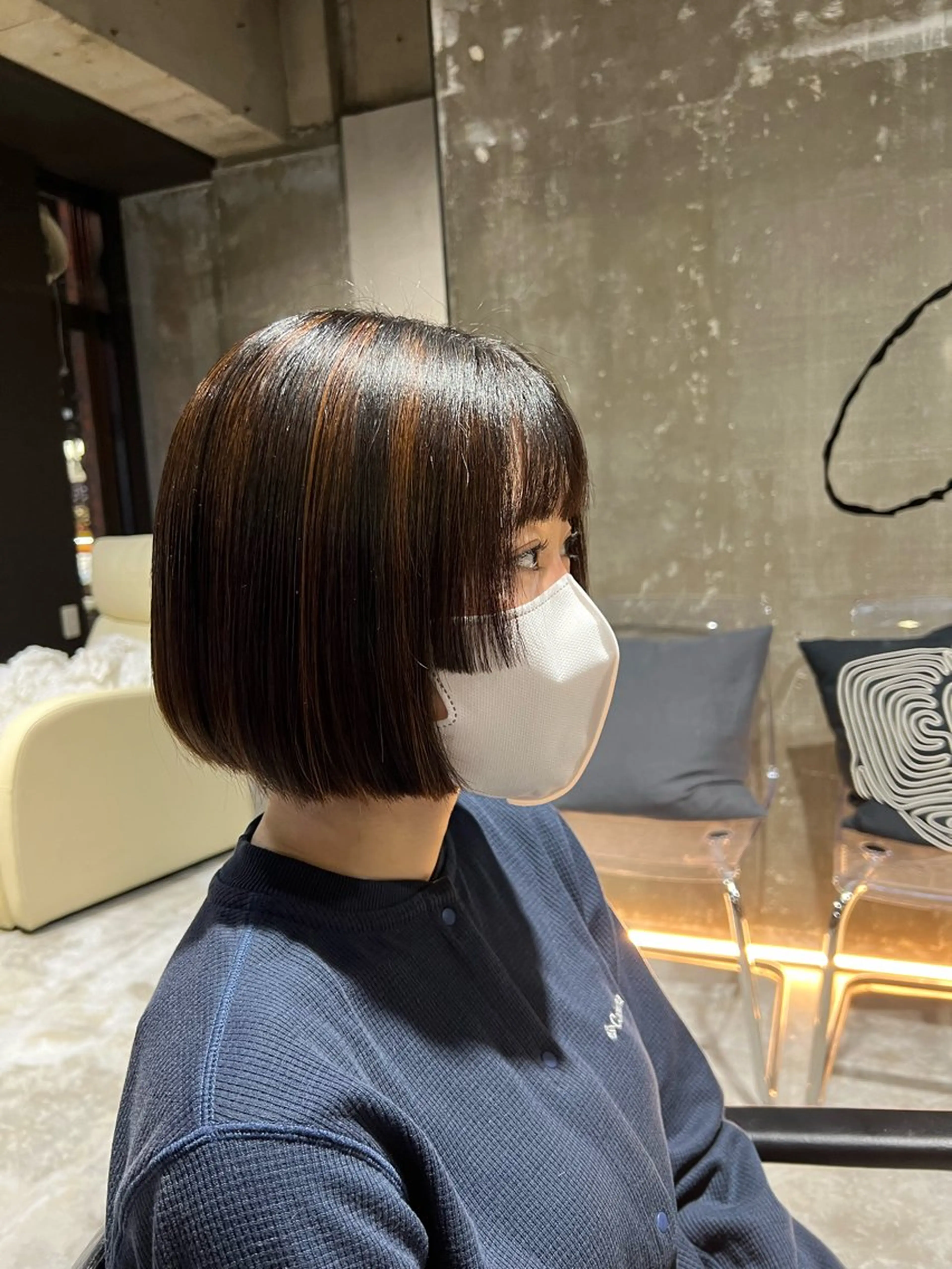 ミディアム 久永 菫のヘアスタイル