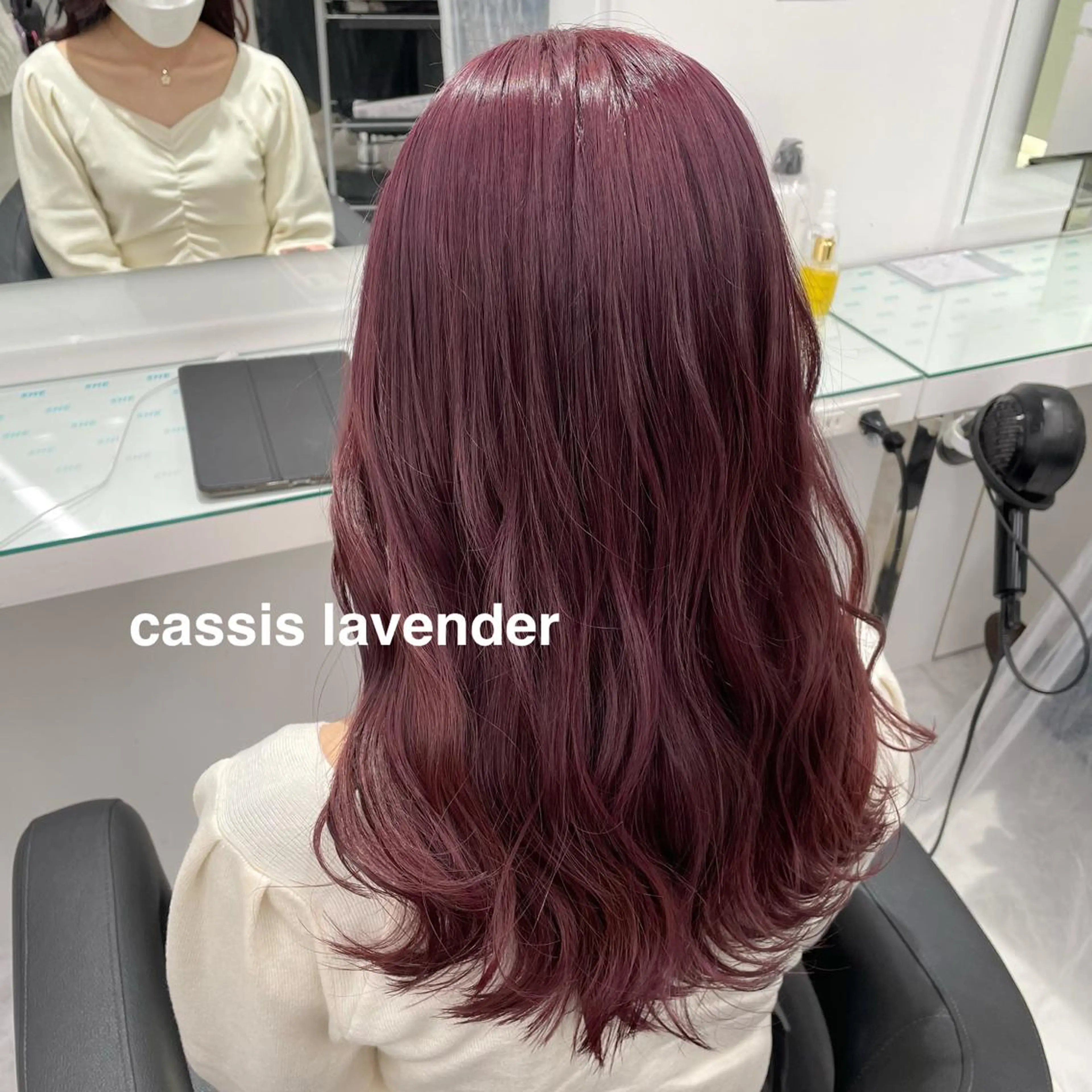 セミロング カラー ヘアカラー 💗🤍透明感カラー 🤍💗kanonのヘアスタイル