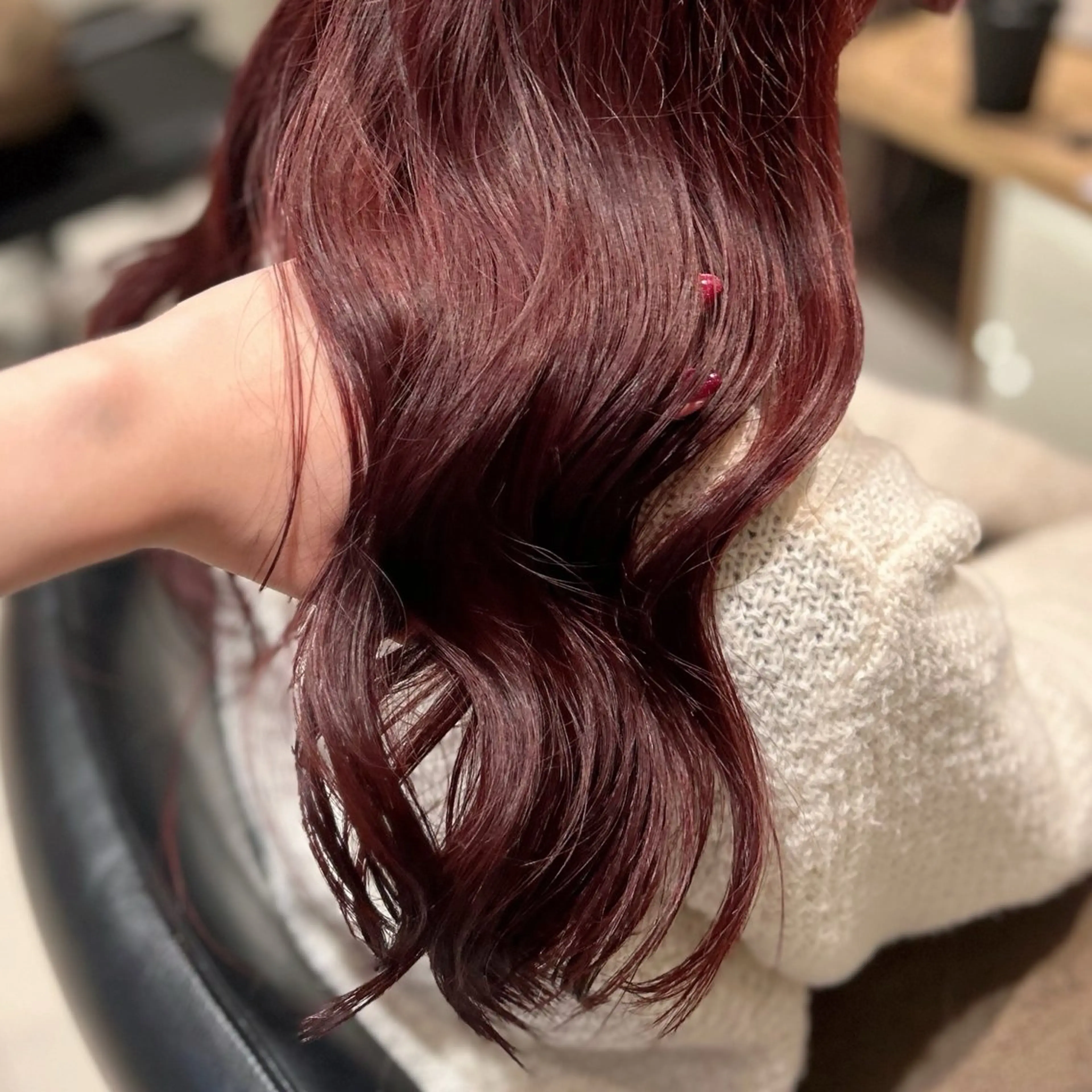 カラー ︎︎🌟韓国艶カラー ︎🌟璃奈 (ﾘﾅ)のヘアスタイル