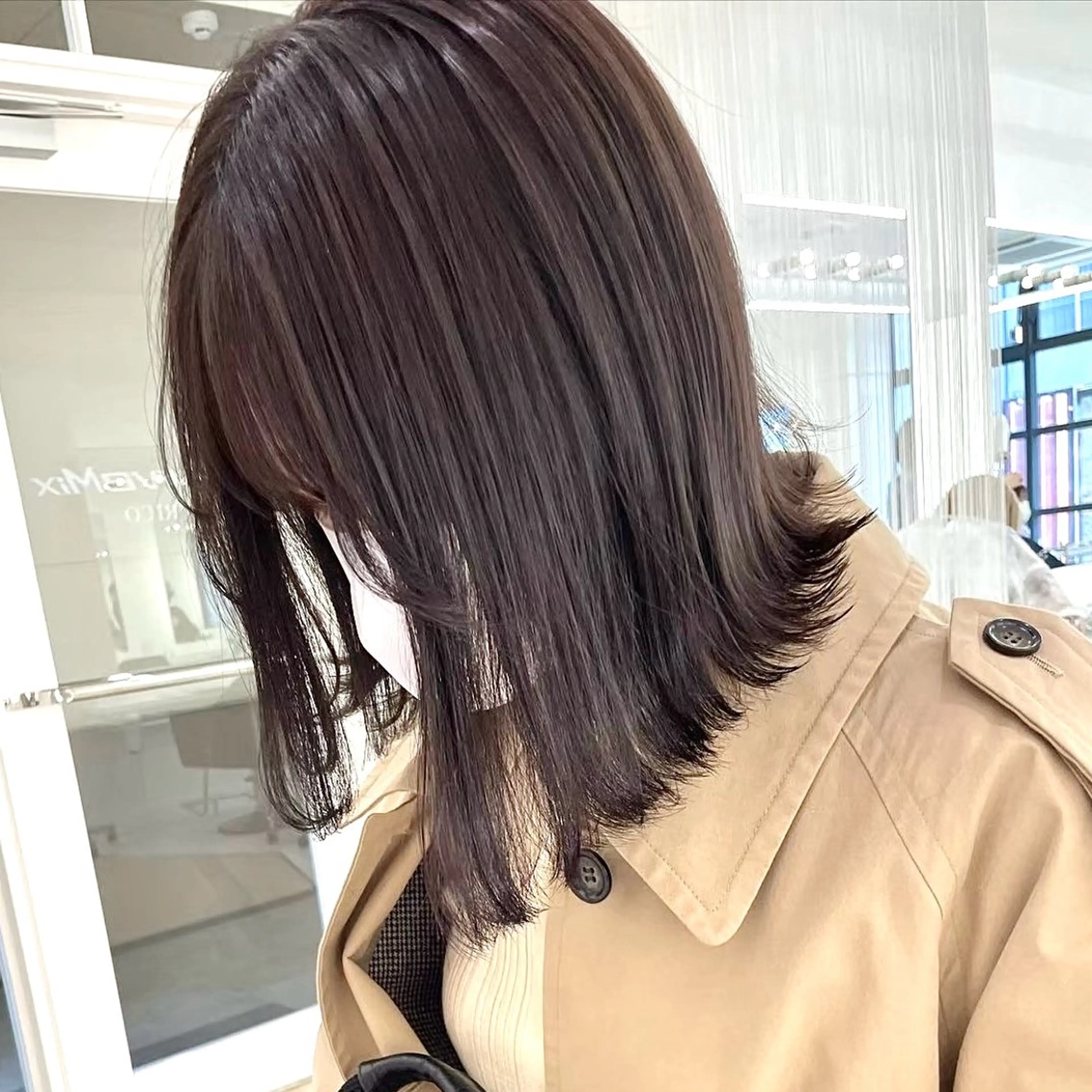 ミディアム カラー ヘアカラー トリートメント ParveMix￤ 大賀さつき🍨🤍のヘアスタイル