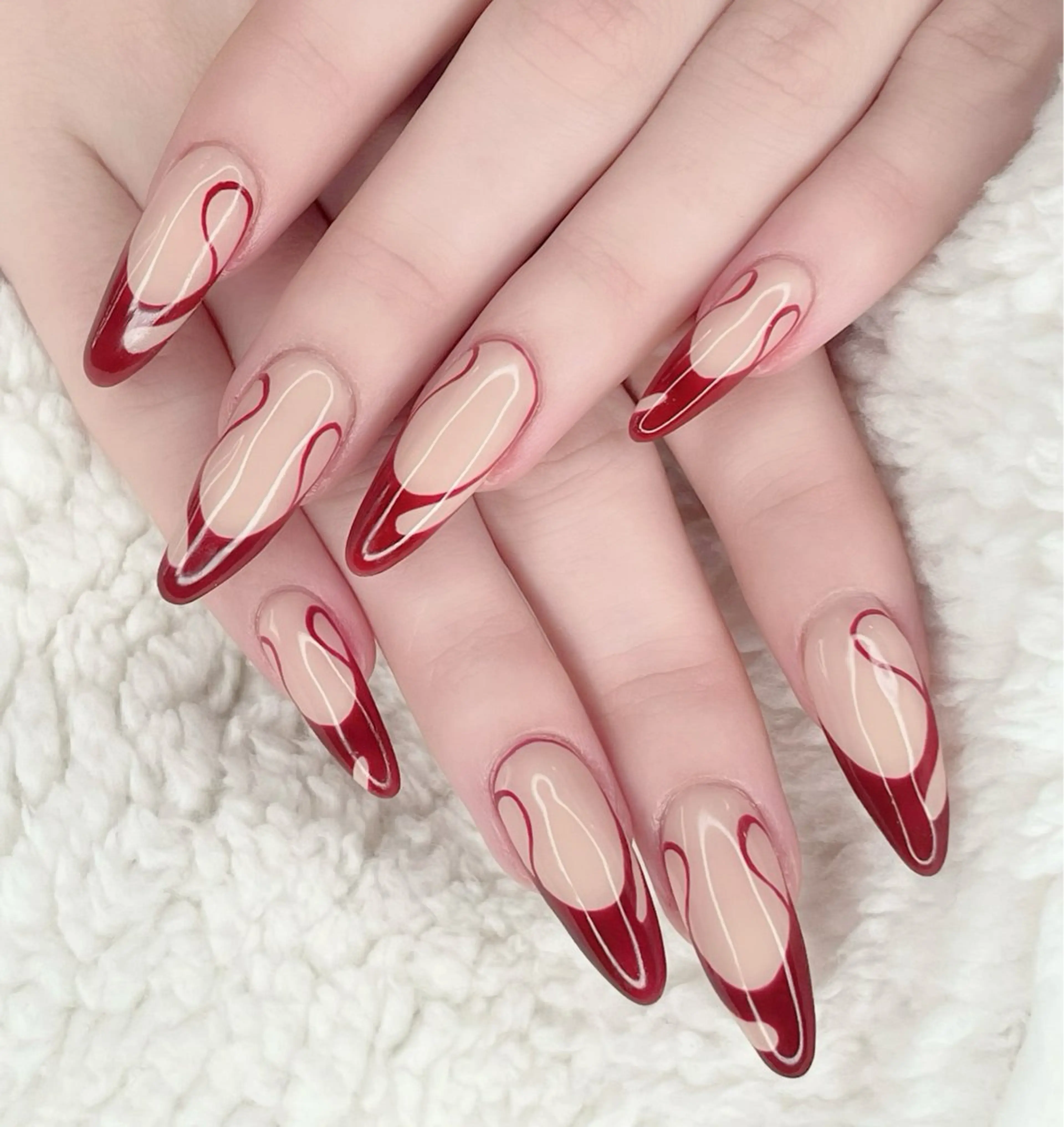 ネイル 長さ出し Bellissima 本厚木店　Likaのネイルデザイン