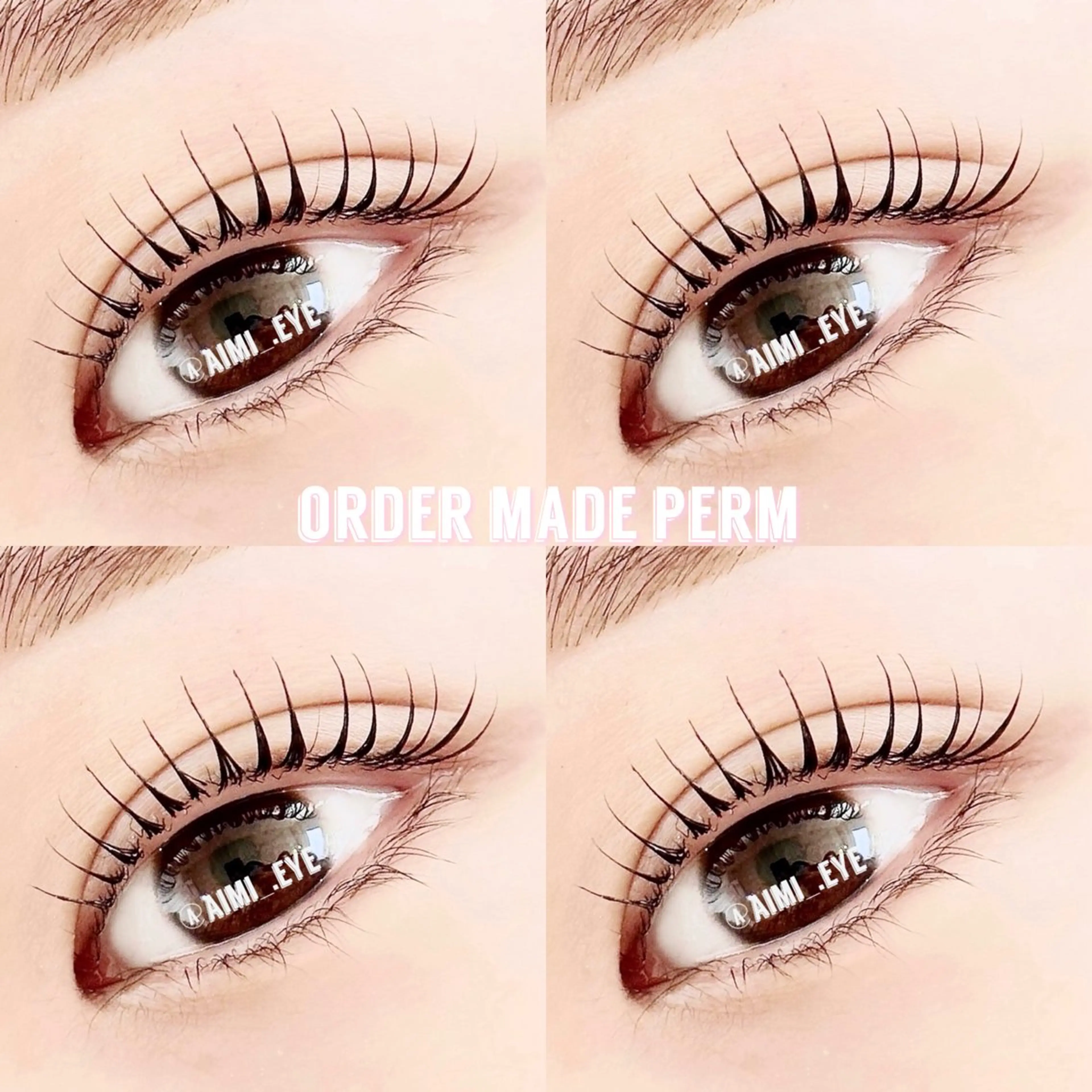 マツエク・マツパ 韓国風マツエク マツパ 𝙚𝙢𝙪. 🖤𝘼𝙞𝙢𝙞のマツエク・マツパデザイン