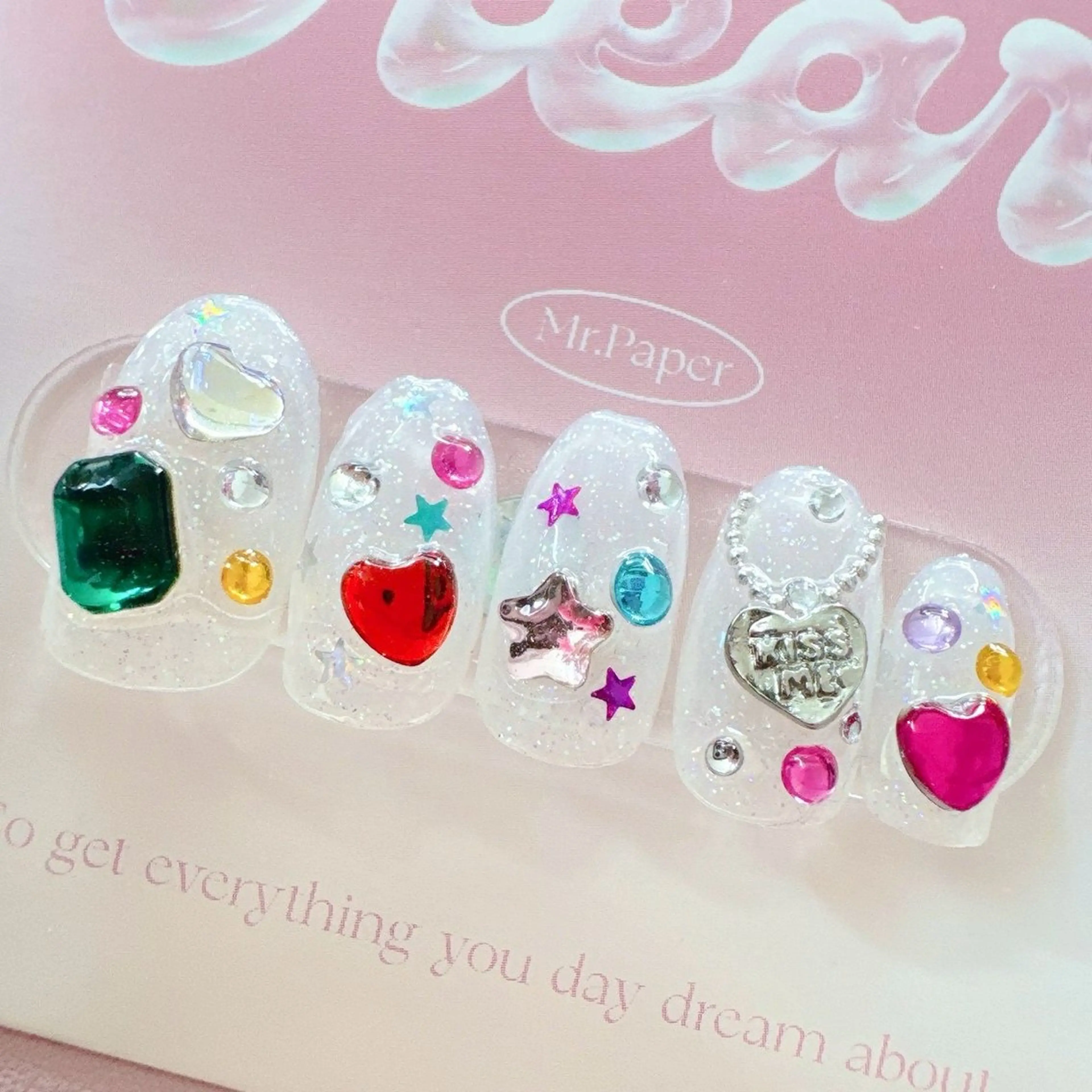 ネイル ハンドネイル MignonReve ♡EIMI🌈のネイルデザイン