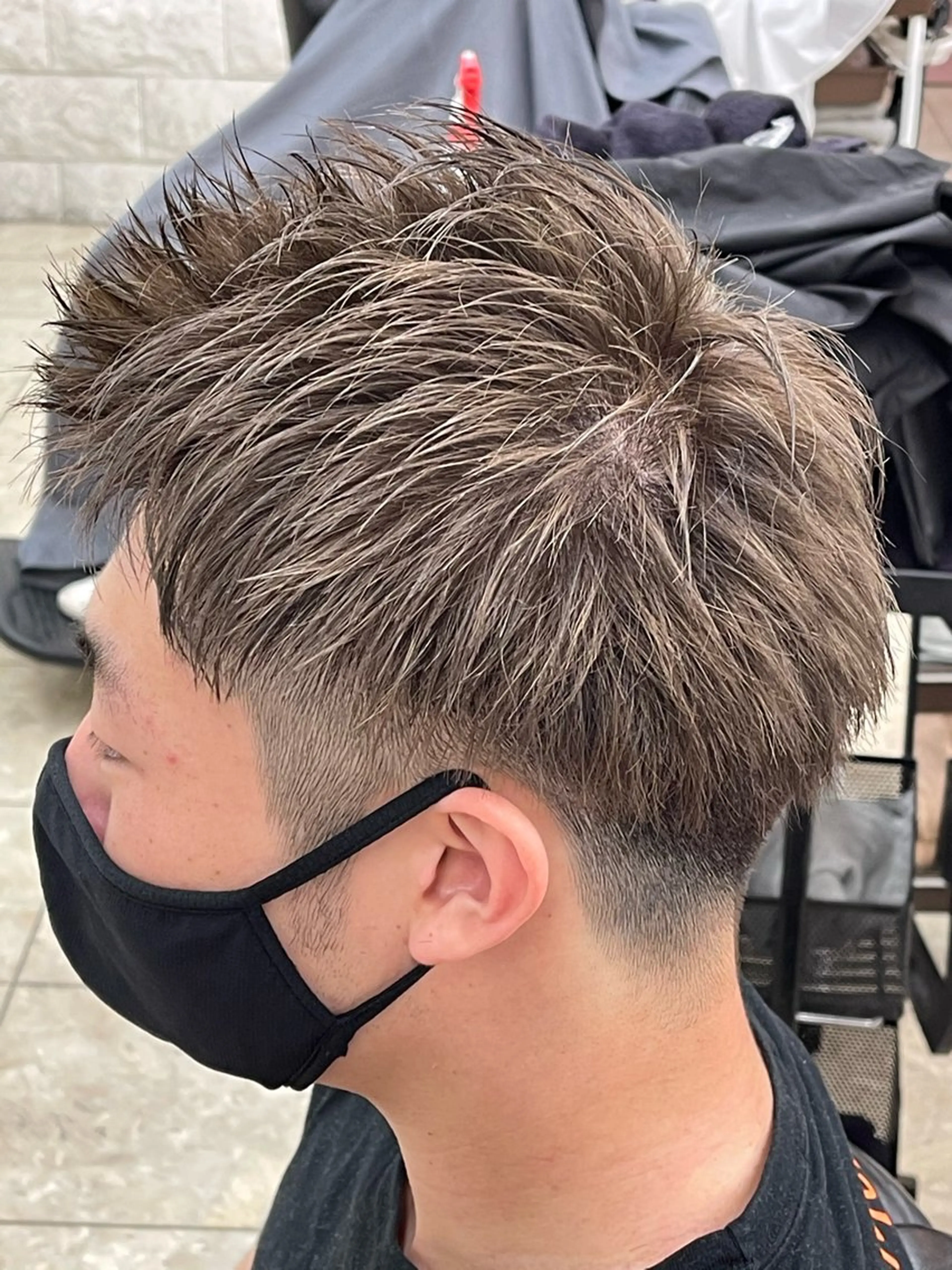 ショート カラー ベージュカラー ブリーチ カット ヘアカラー トリートメント SOYON西大寺店所属・ダブルカラー/ 髪質改善💎安藤のヘアスタイル