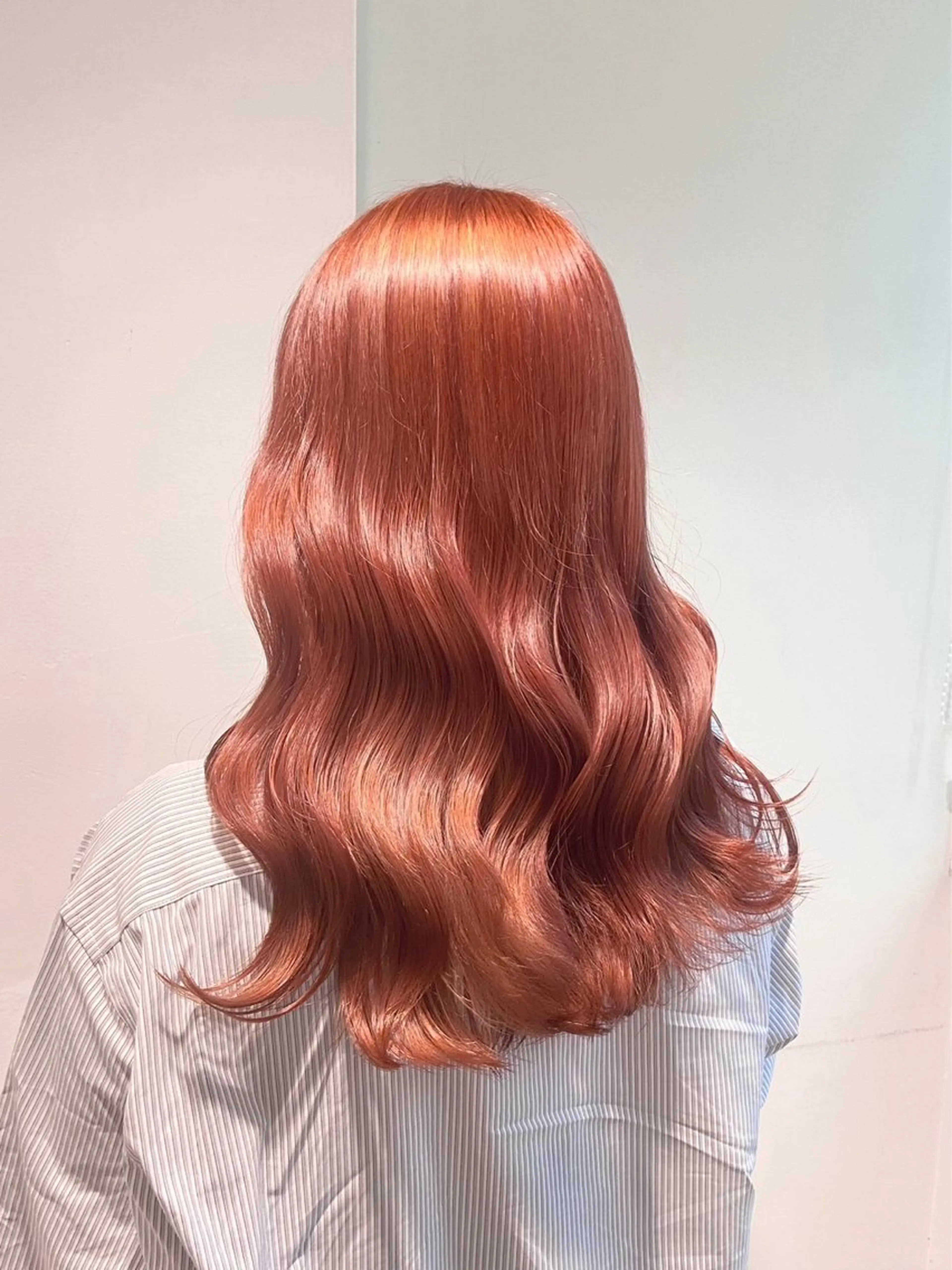 ロング カラー ヘアアレンジ トレンドモテカラー 🩷色落ちまで可愛くのヘアスタイル