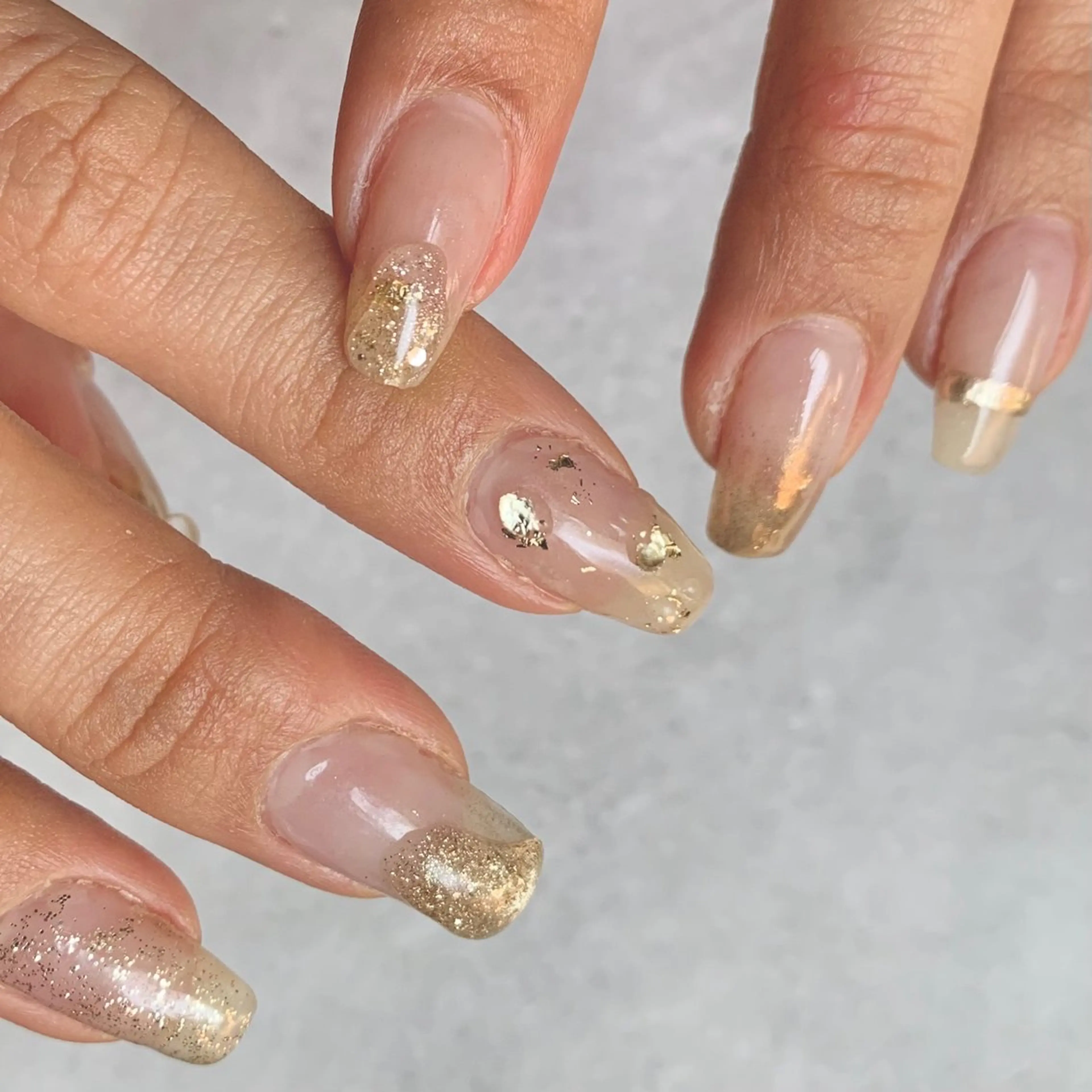 ネイル ニュアンスネイル シンプルネイル Mina🫧 【Miew.】のネイルデザイン