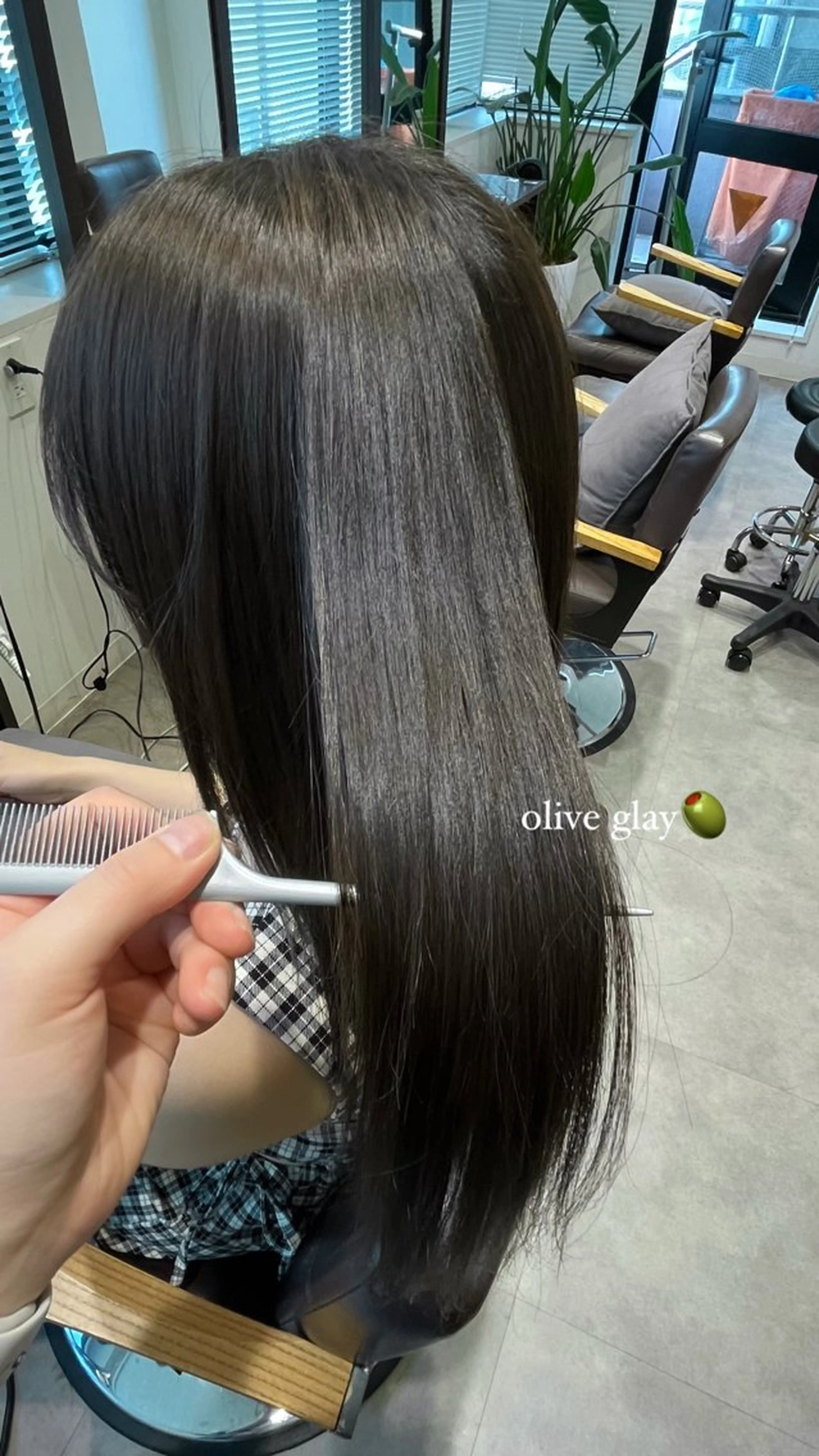 透明感ワンカラー+バイカルテトリートメント🍃の写真