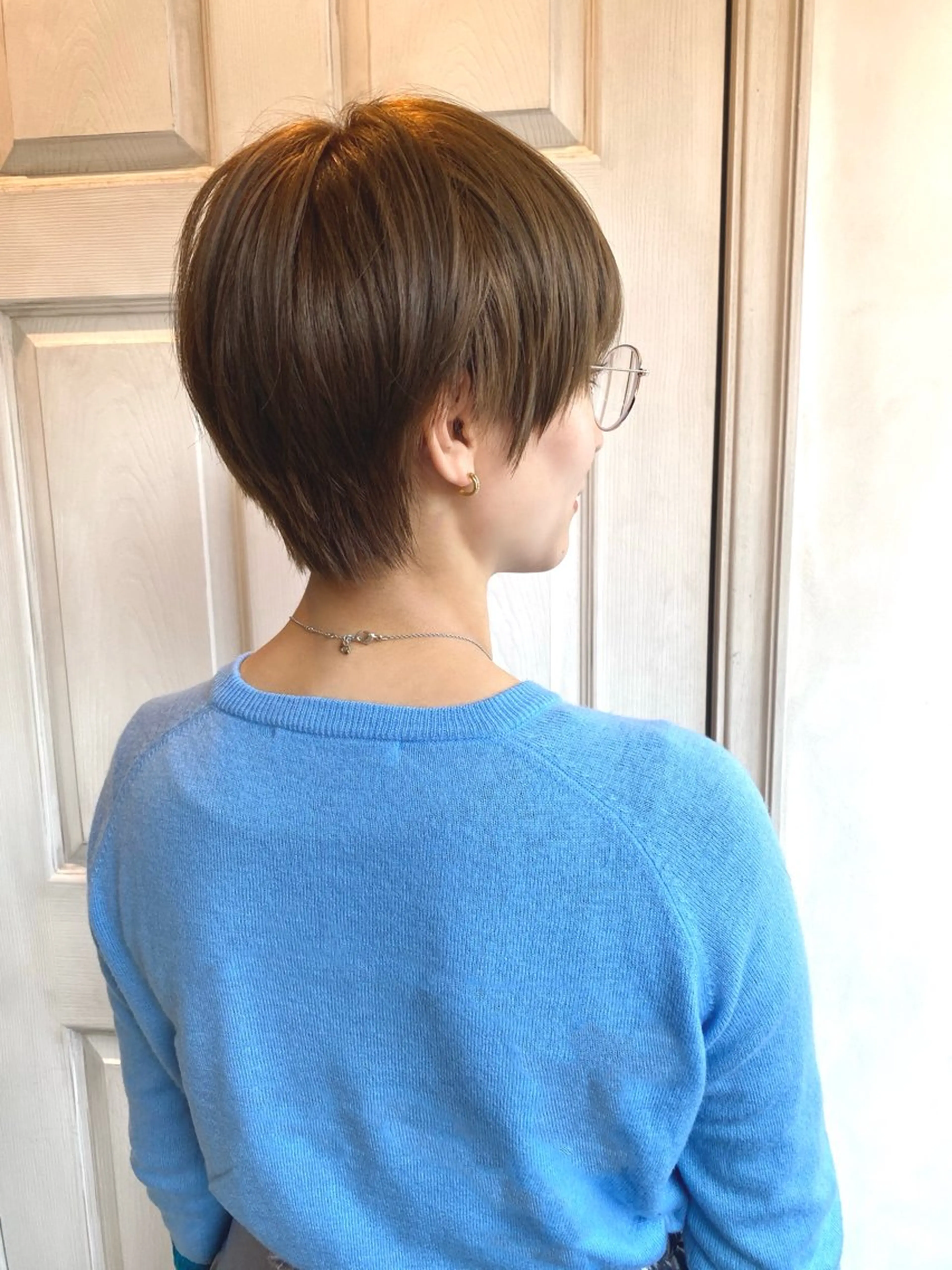 ショート ショートヘア カット 千 田のヘアスタイル