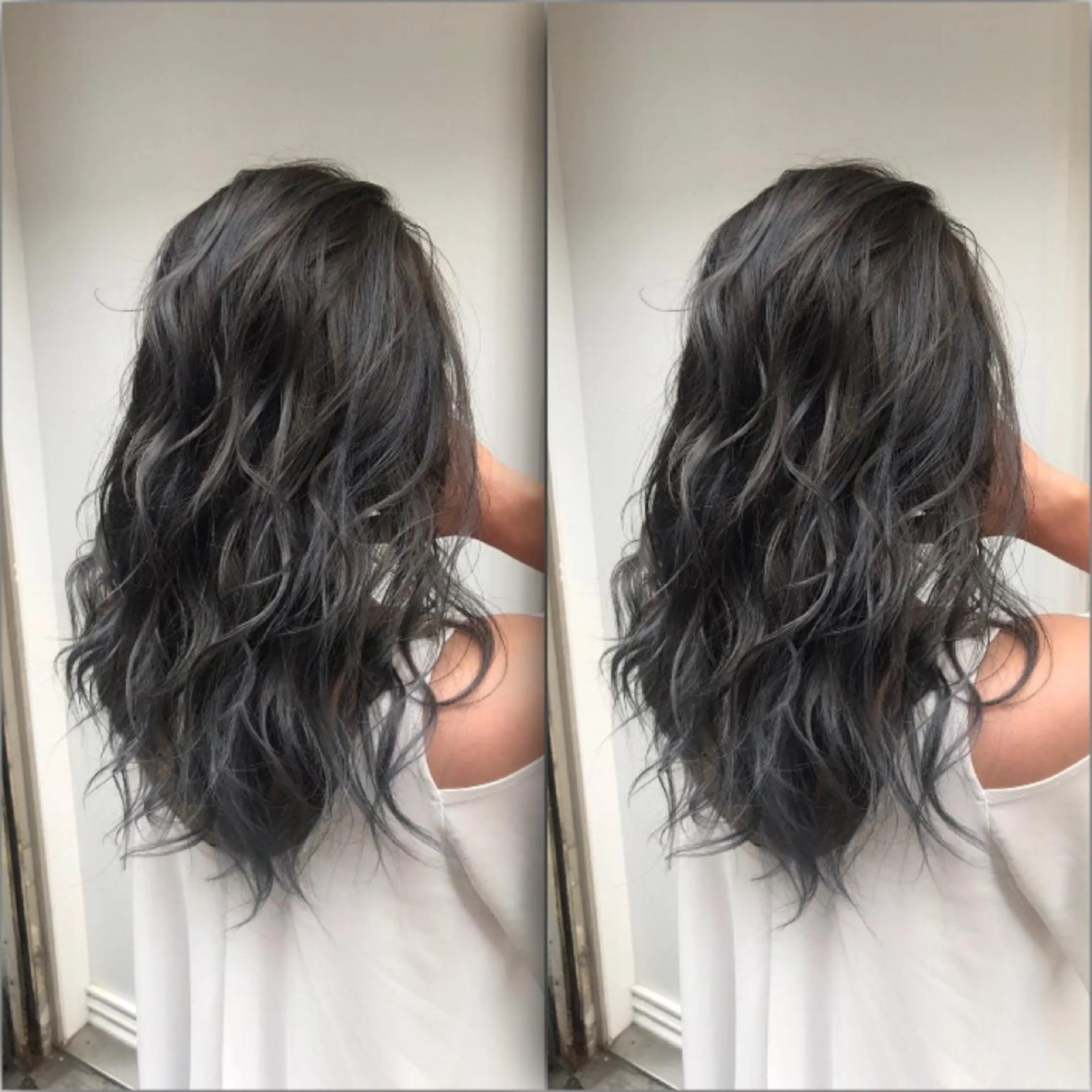 セミロング カット ヘアカラー トリートメント トップスタイリスト 江口 稜亮のヘアスタイル