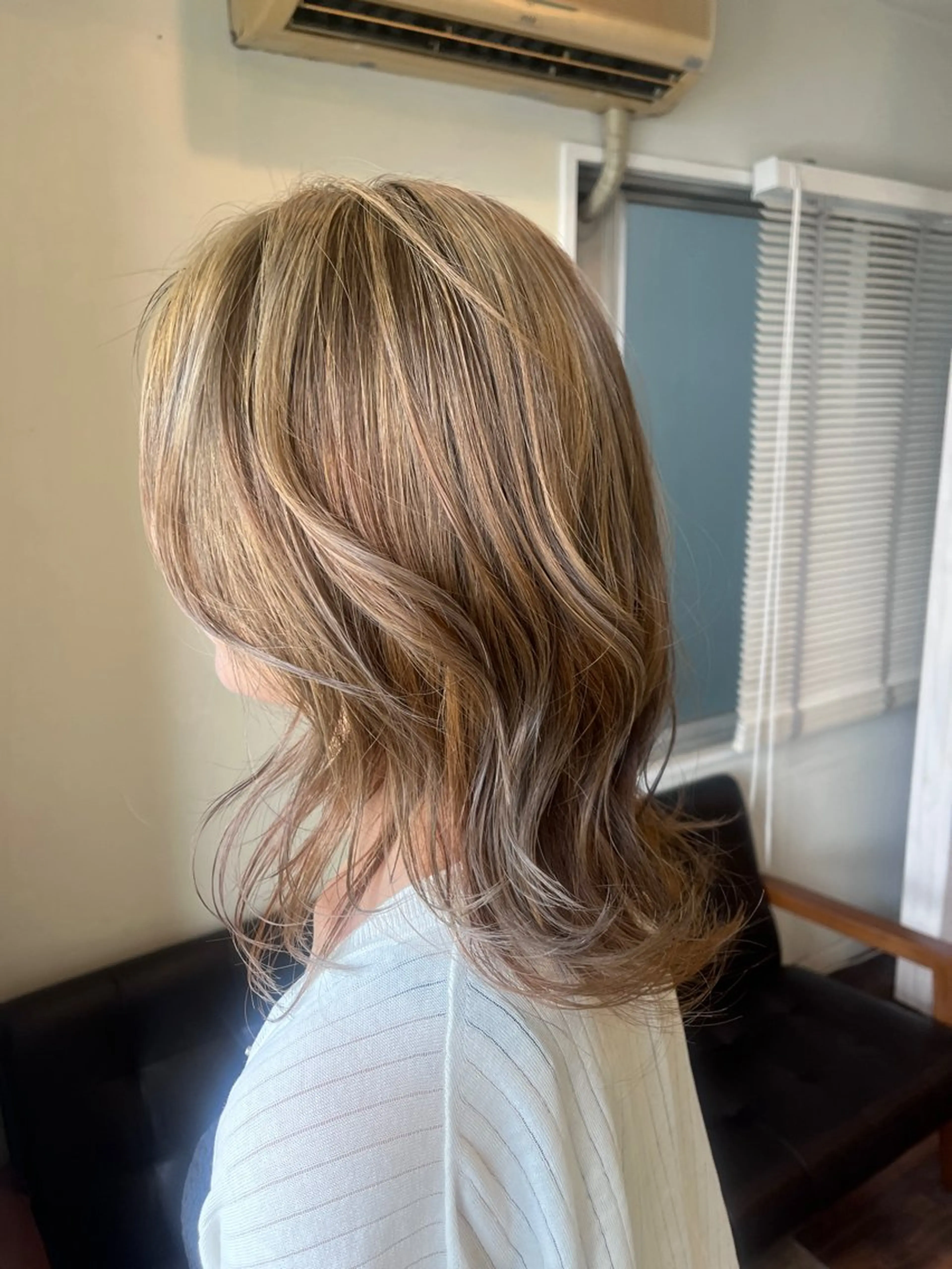 ミディアム カラー hers所属・【縮毛矯正支持絶大】 RYOJIのヘアスタイル