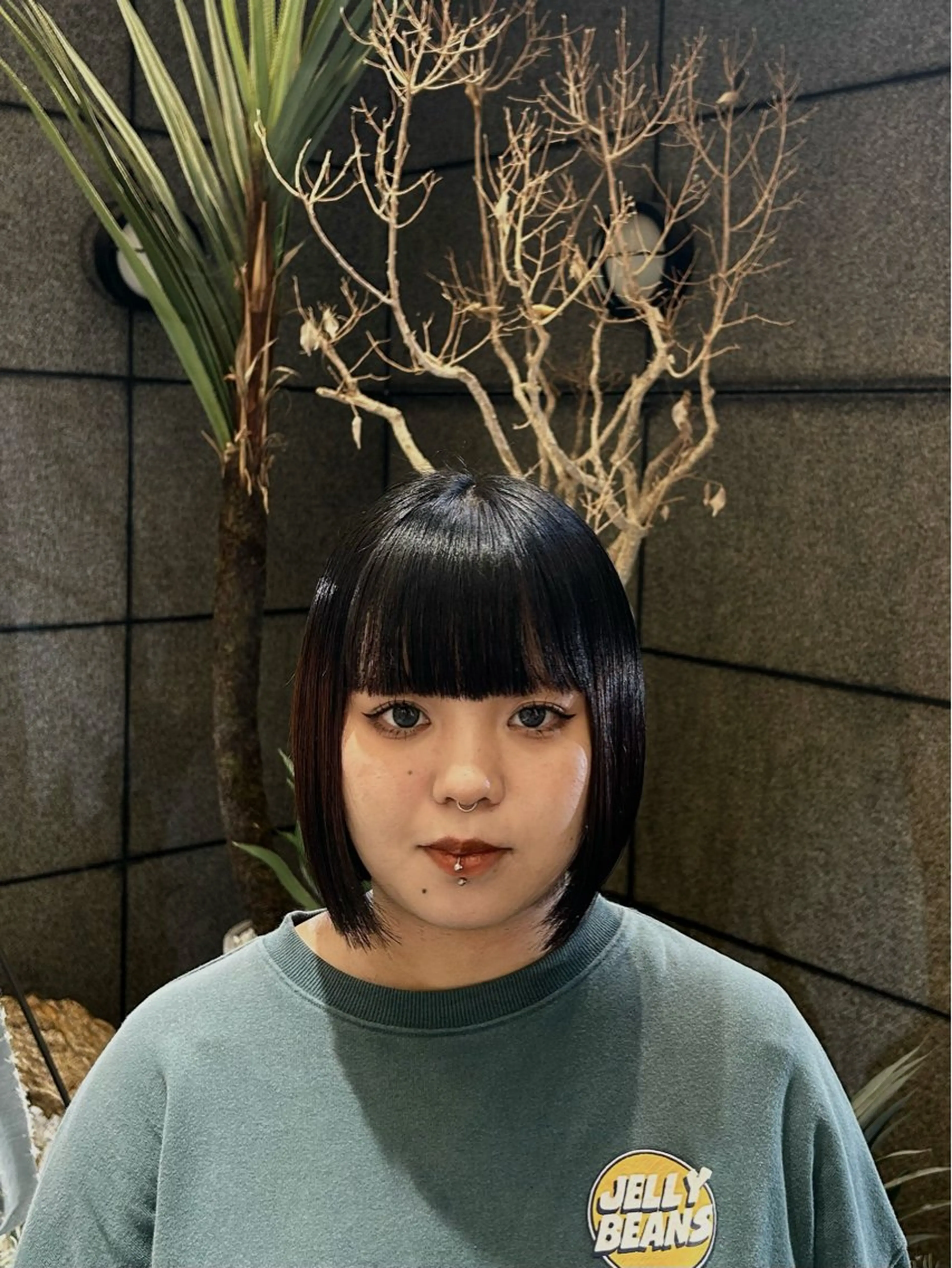 ショート ボブ ꪆৎ平行アーチ ྀི ワカナの眉毛・アイブロウイメージ