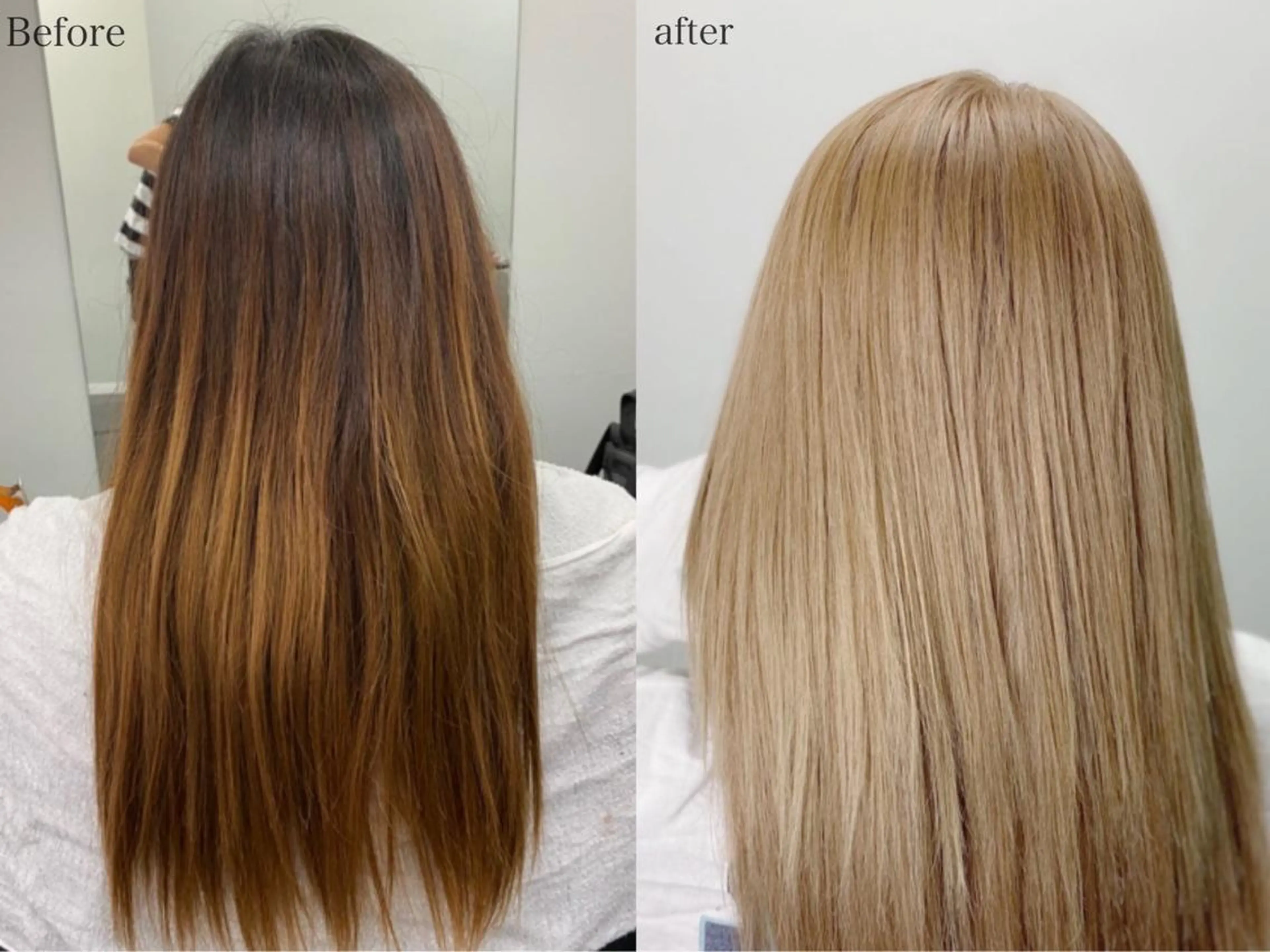 セミロング カラー ヘアアレンジ メンズ ブリーチ特化型✂️ ハイトーンカラー👨のヘアスタイル