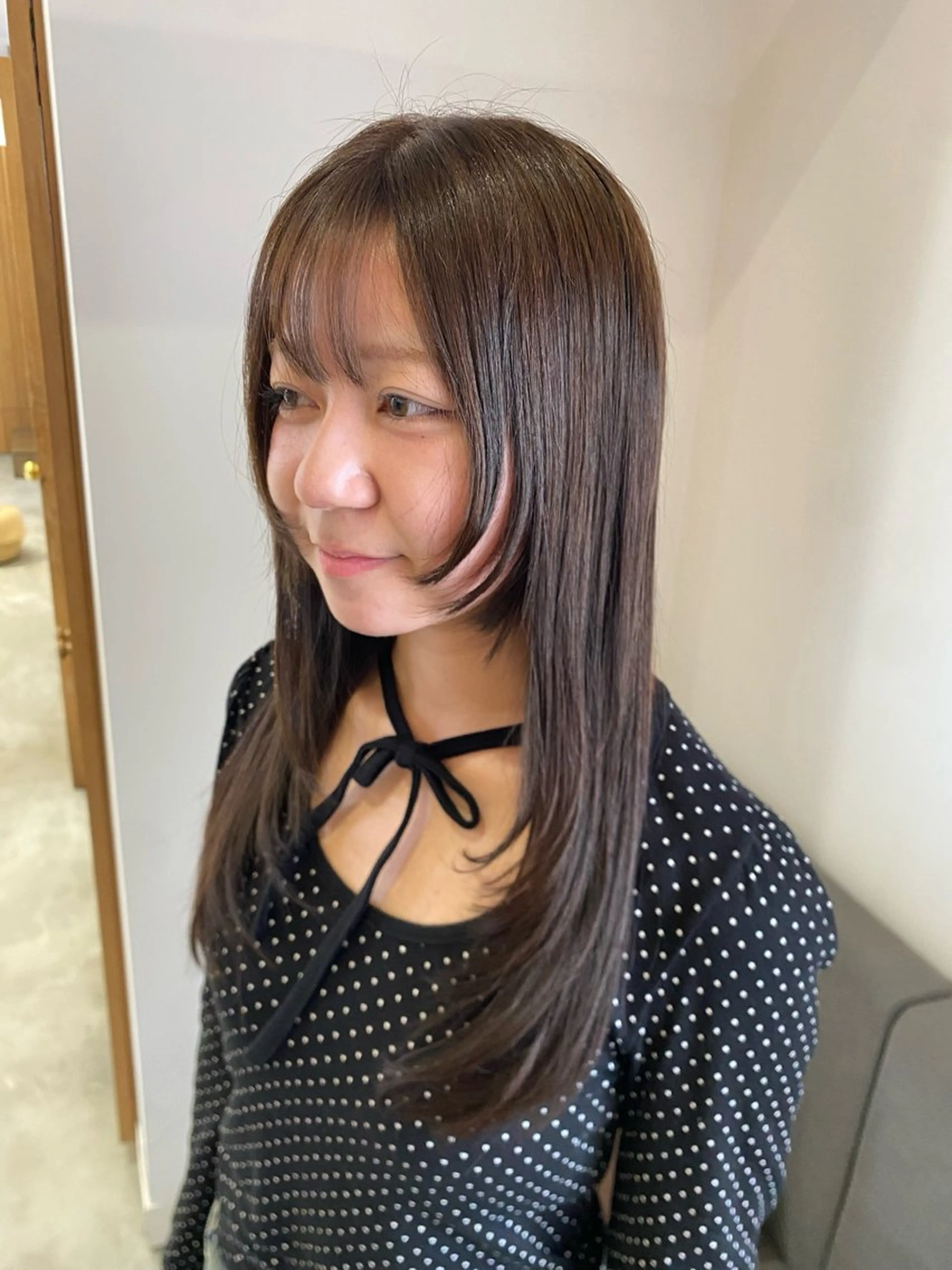 ロング 姫カット レイヤーカット カット fulam所属・MIKU ／fulamのヘアスタイル