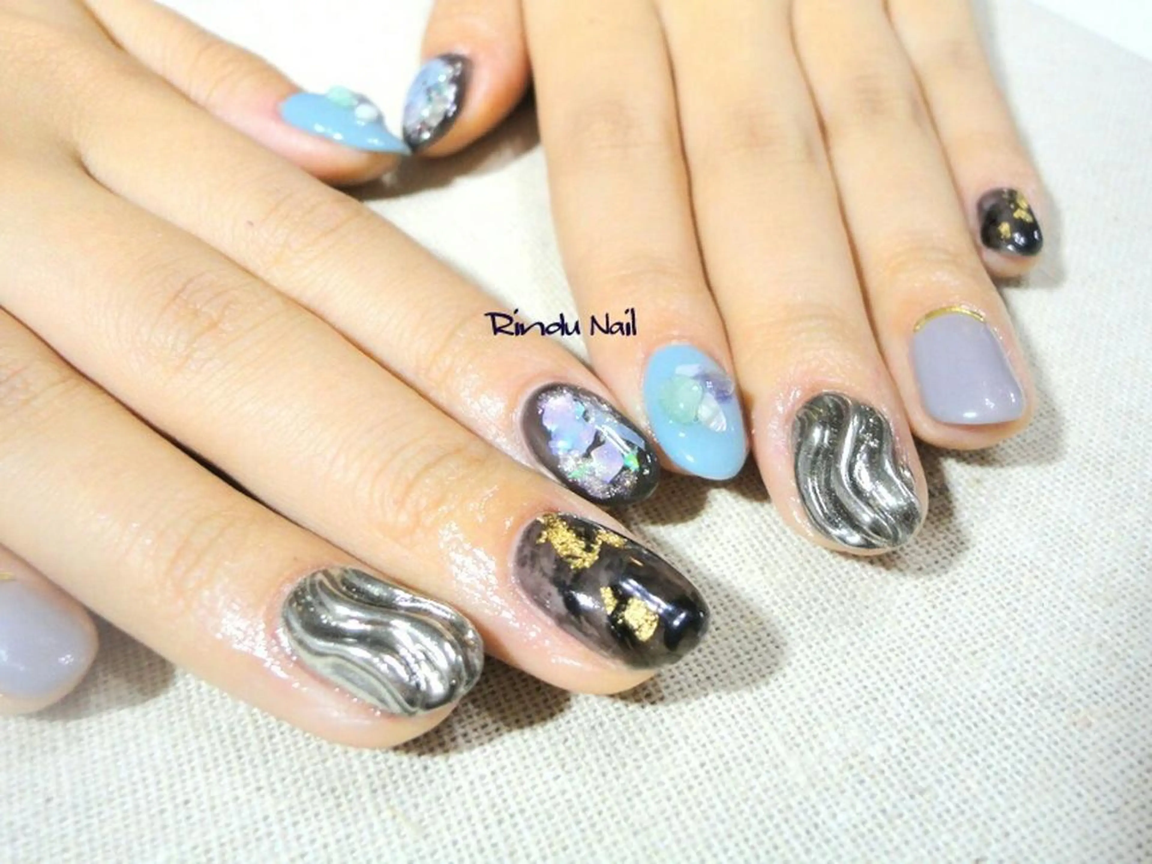 ネイル Rindu Nail 名駅miniのネイルデザイン