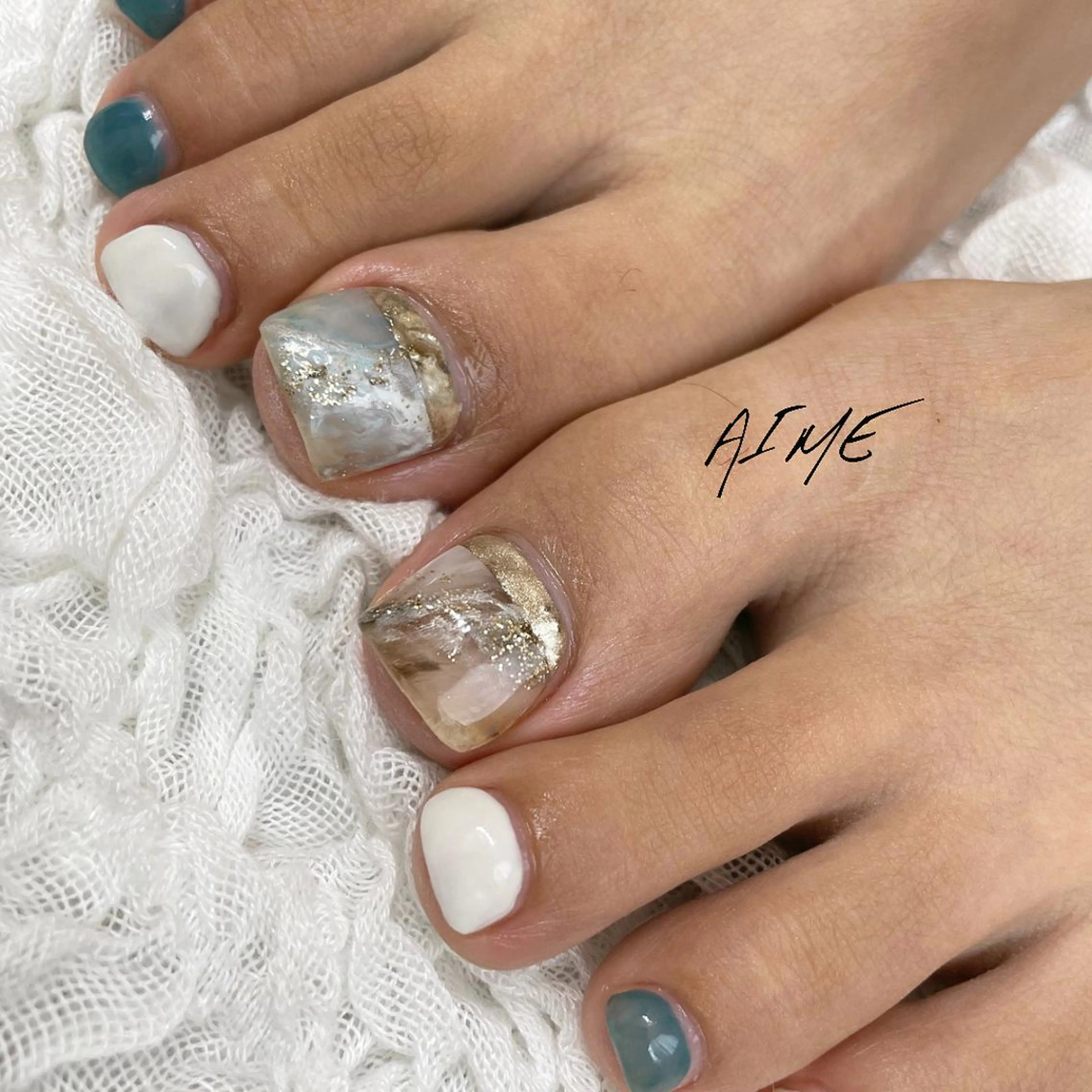 ネイル フットネイル AIME （momo）のネイルデザイン