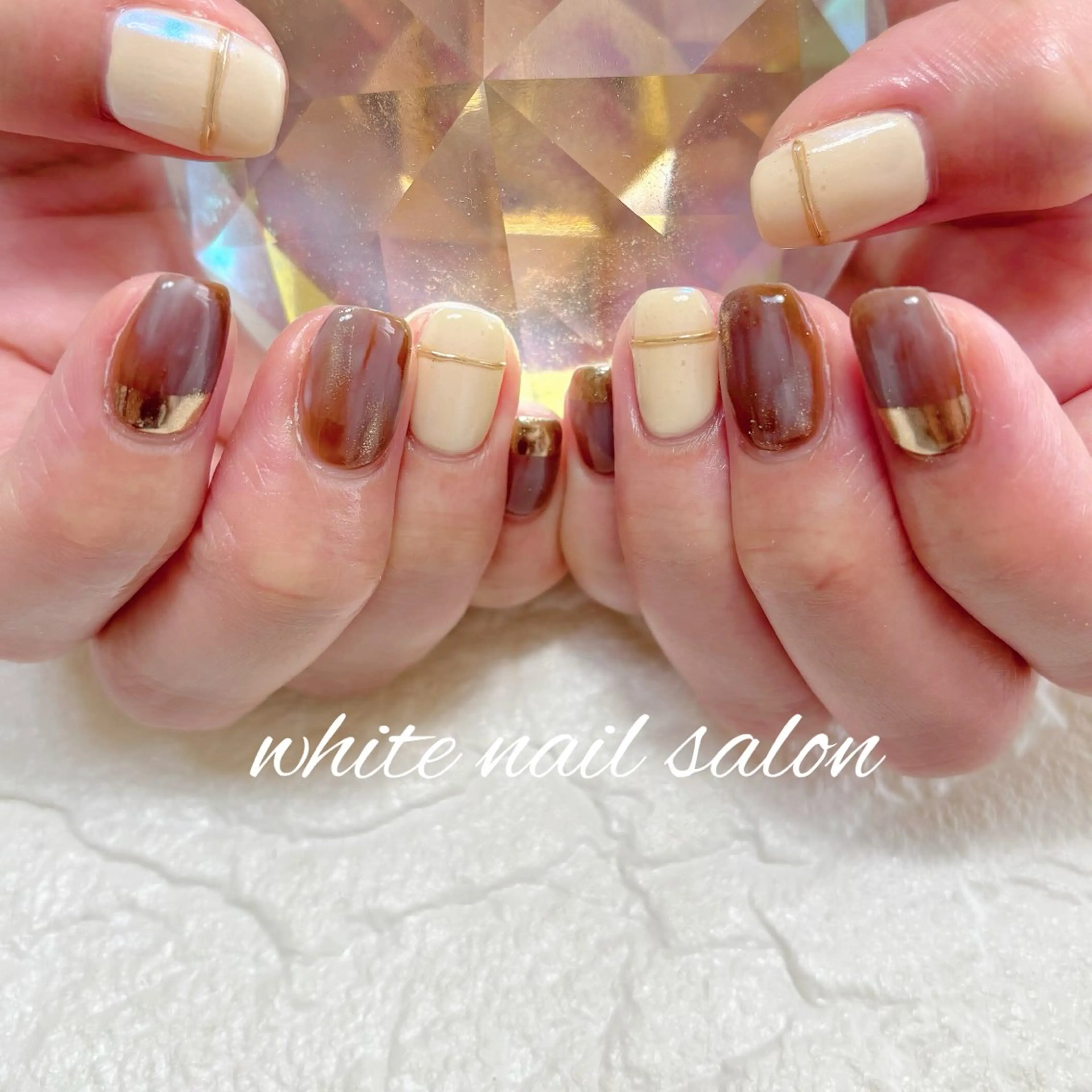 ネイル フットネイル ハンドネイル white nail salonのネイルデザイン