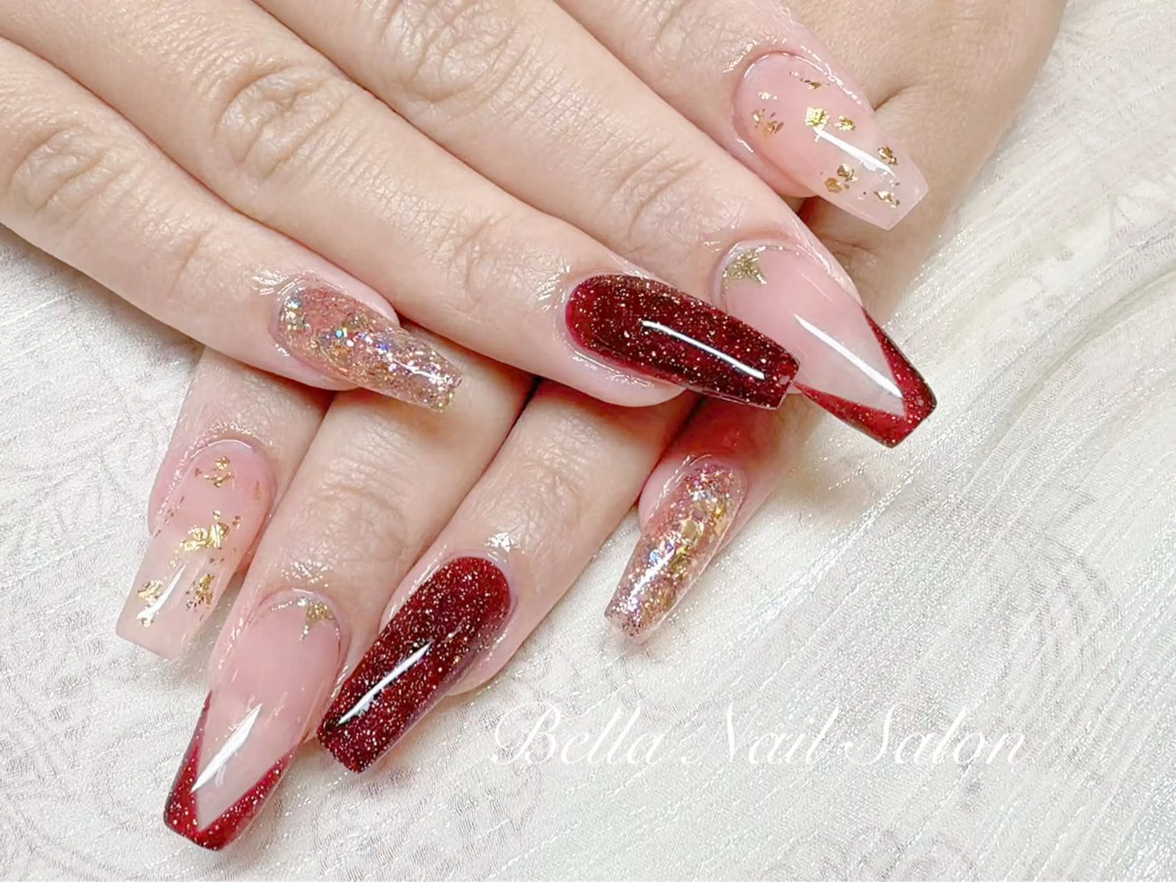 ネイル ハンドネイル Bella Nail Salonパラジェルのネイルデザイン