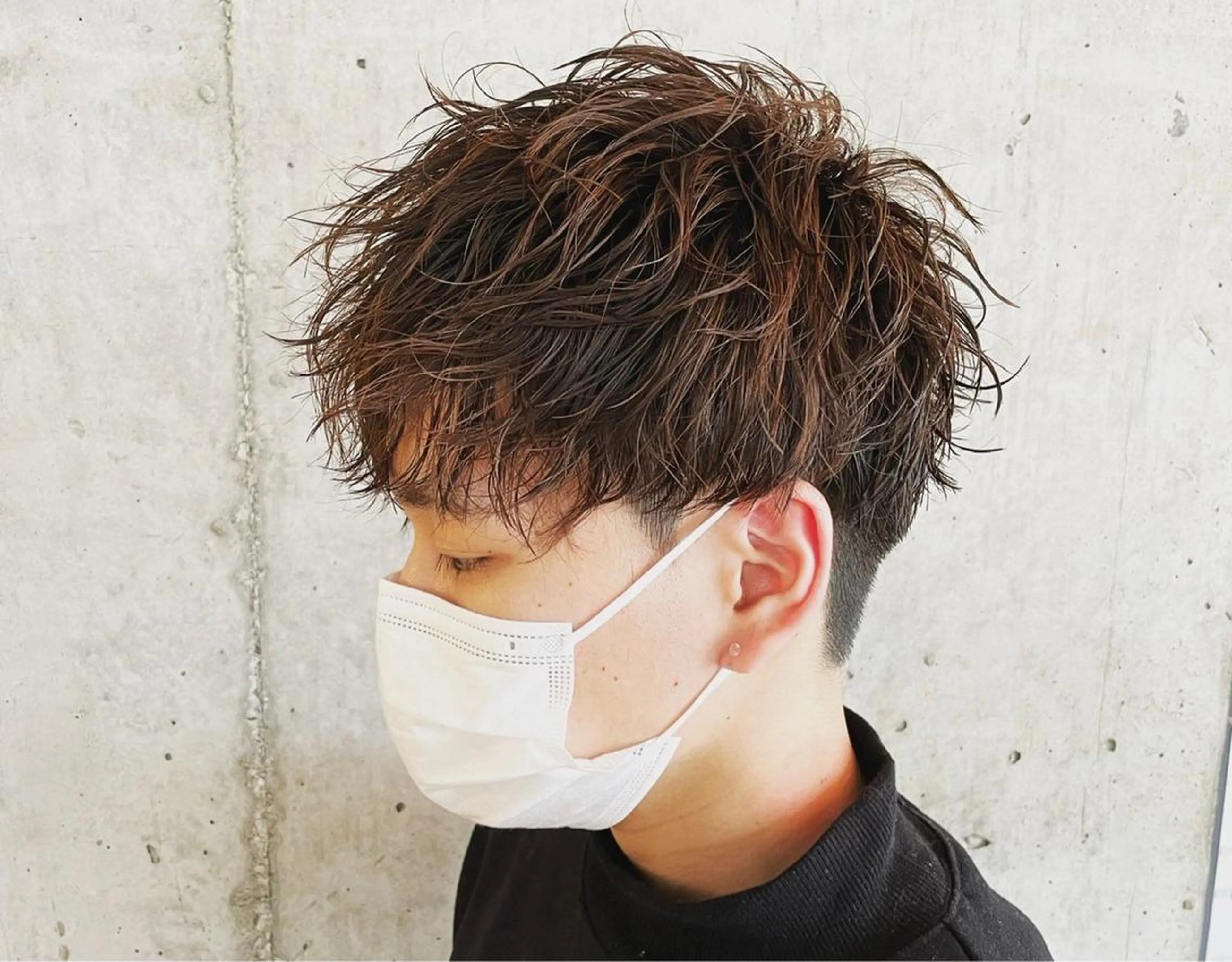 《メンズ限定🕶》メンズカット＋ツイストスパイラルパーマ＋3stepトリートメントの写真