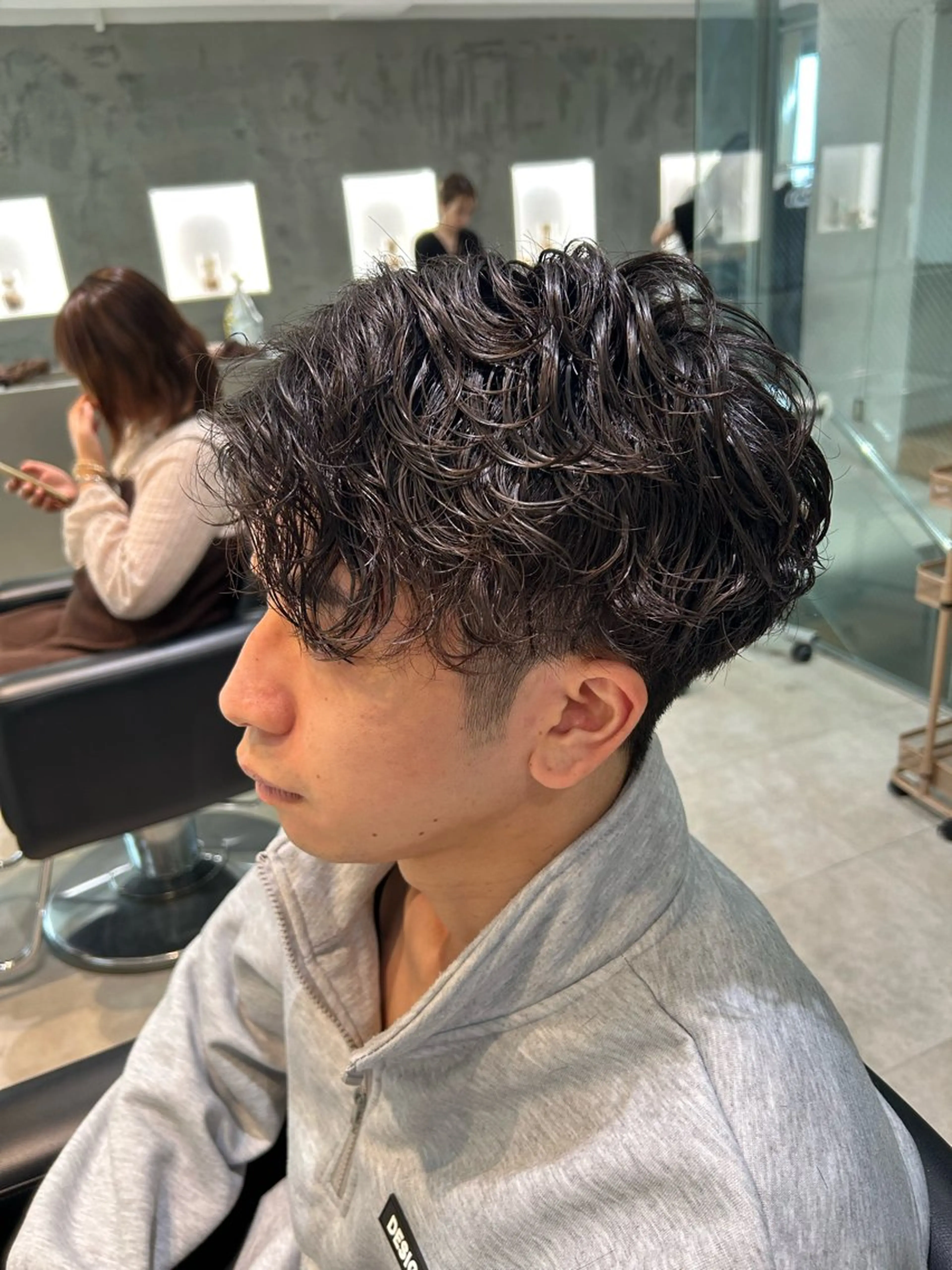 パーマ メンズ カット パーマ 🦋Misaki🦋 メンズパーマ/着付けのヘアスタイル