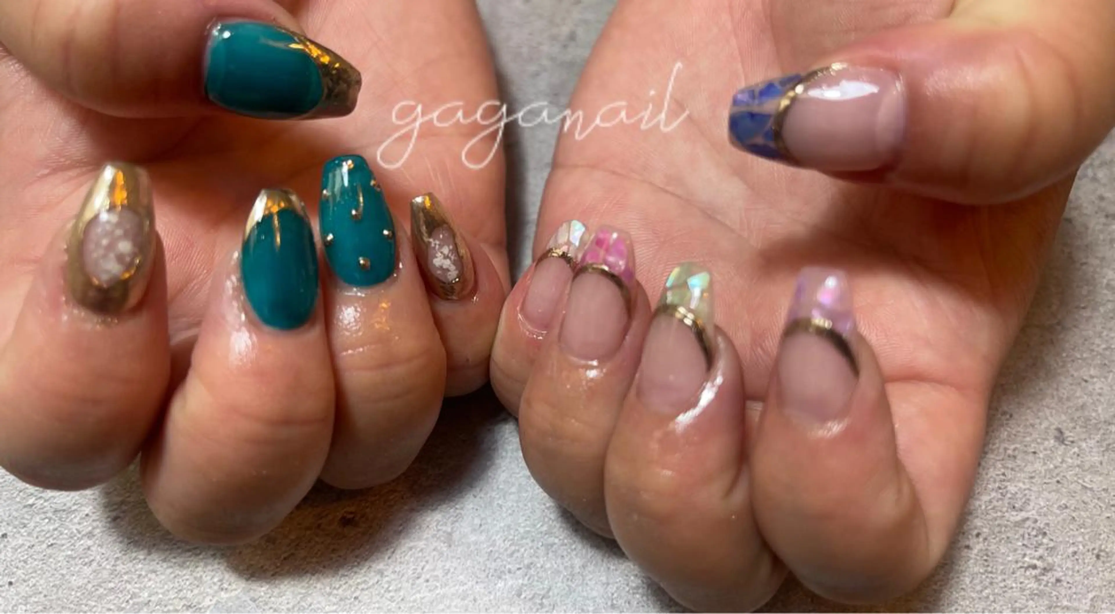 ネイル 持ち込み nailsalon gagaのネイルデザイン