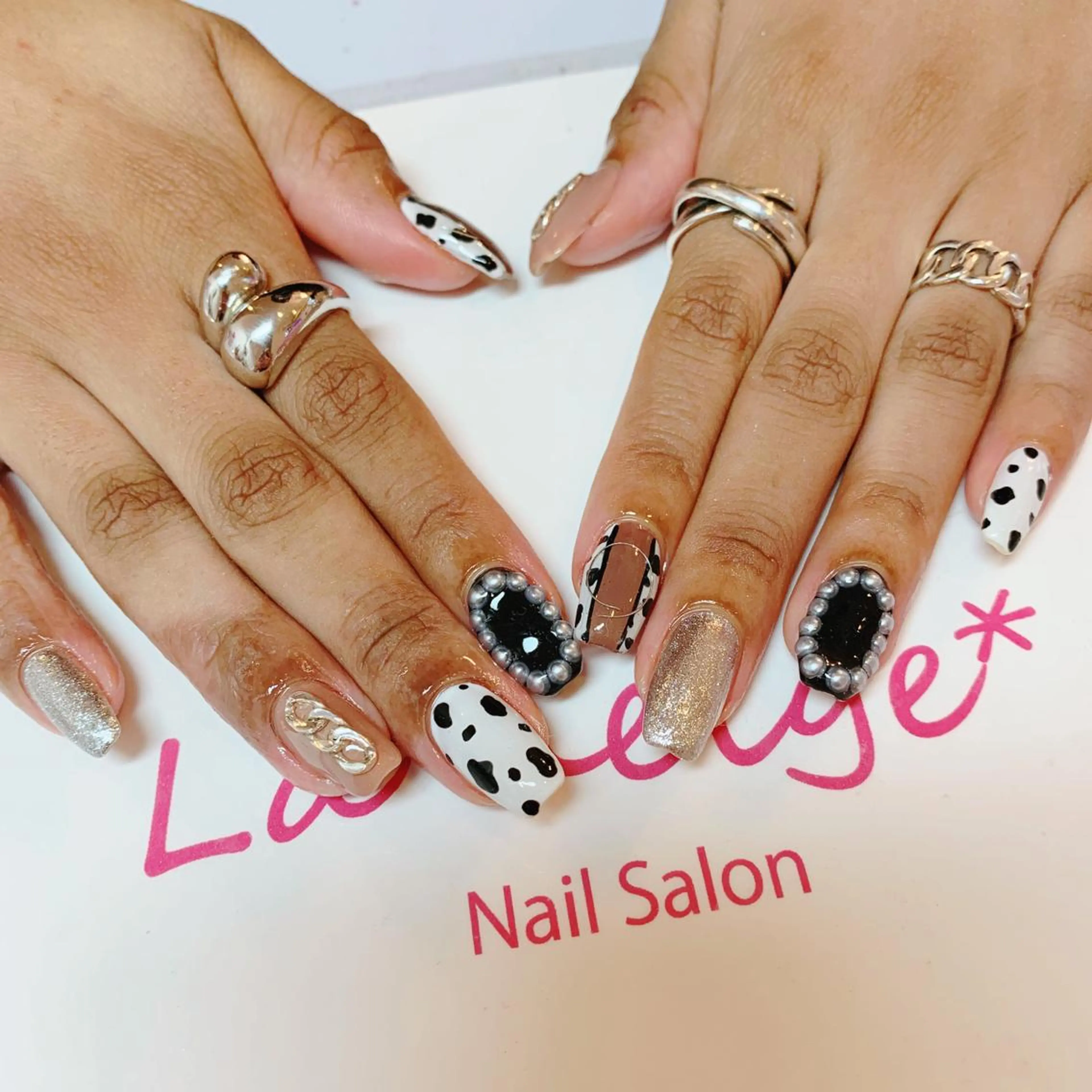 ネイル La neige* yuki 🥯🍑のネイルデザイン