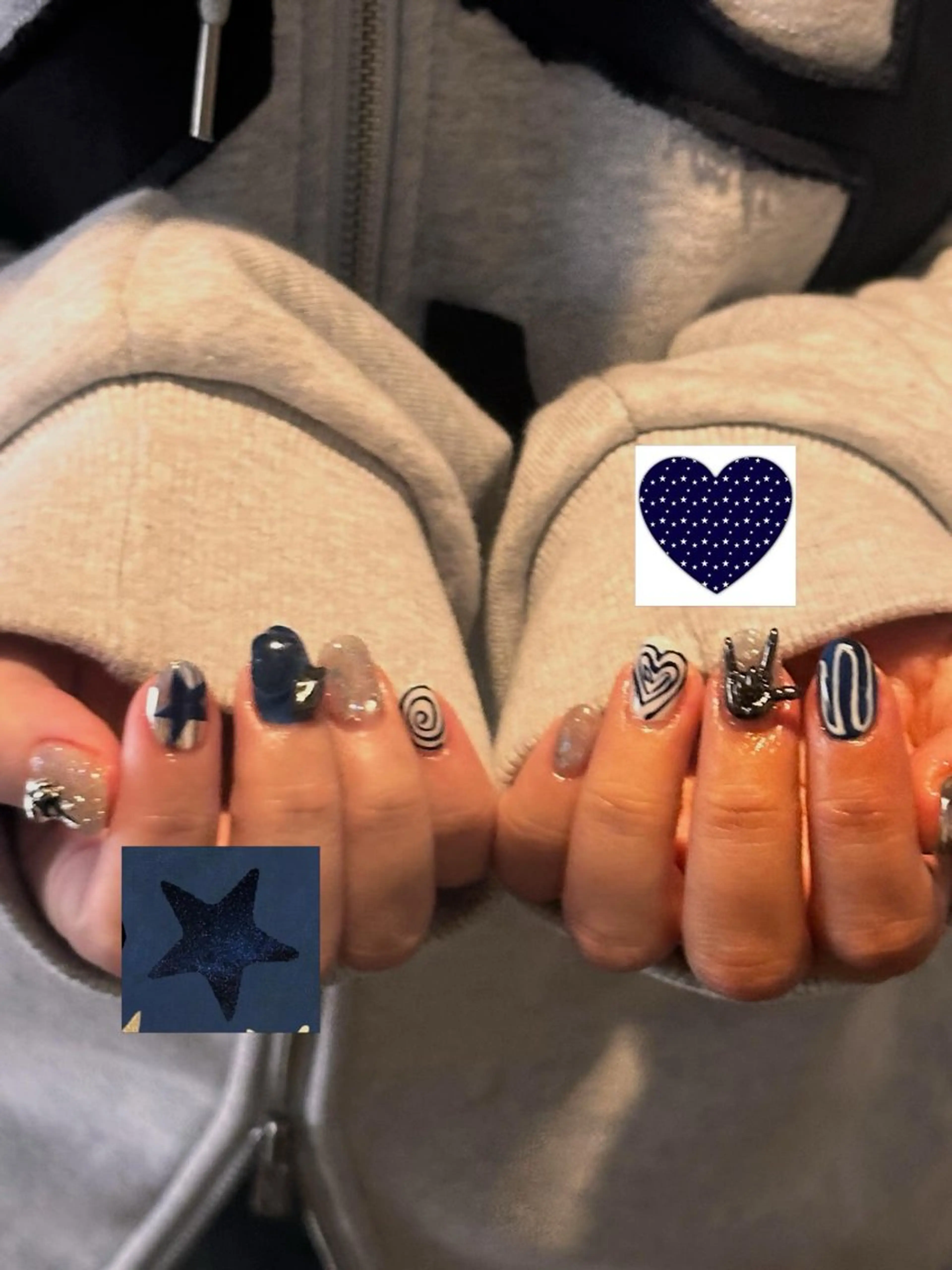 ネイル メンズネイル ハンドネイル つめピリカ所属・つめピリカ きさらのネイルデザイン