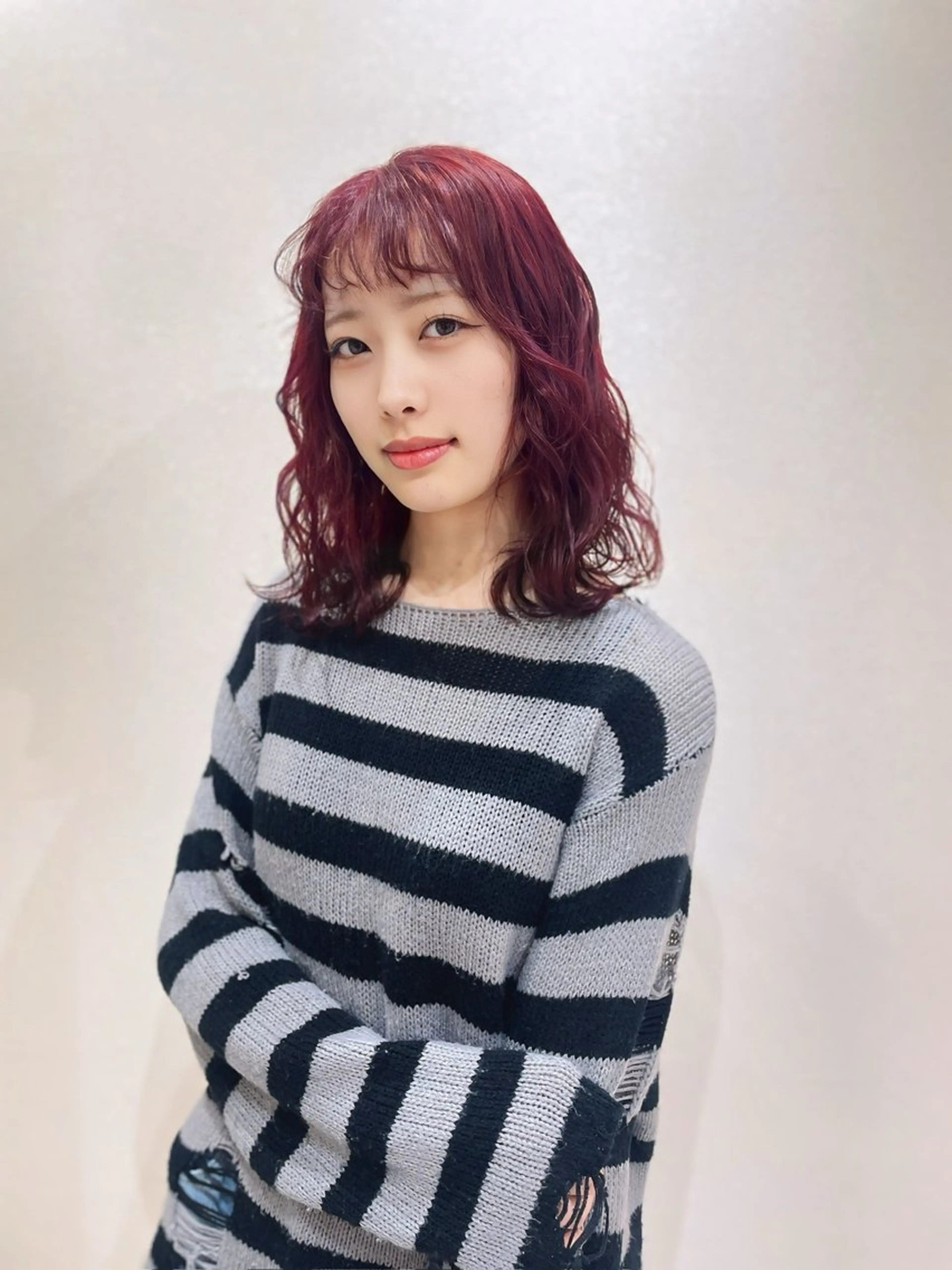 ミディアム ヘアカラー トリートメント 似合わせのプロ🕊 美髪矯正/ioriのヘアスタイル