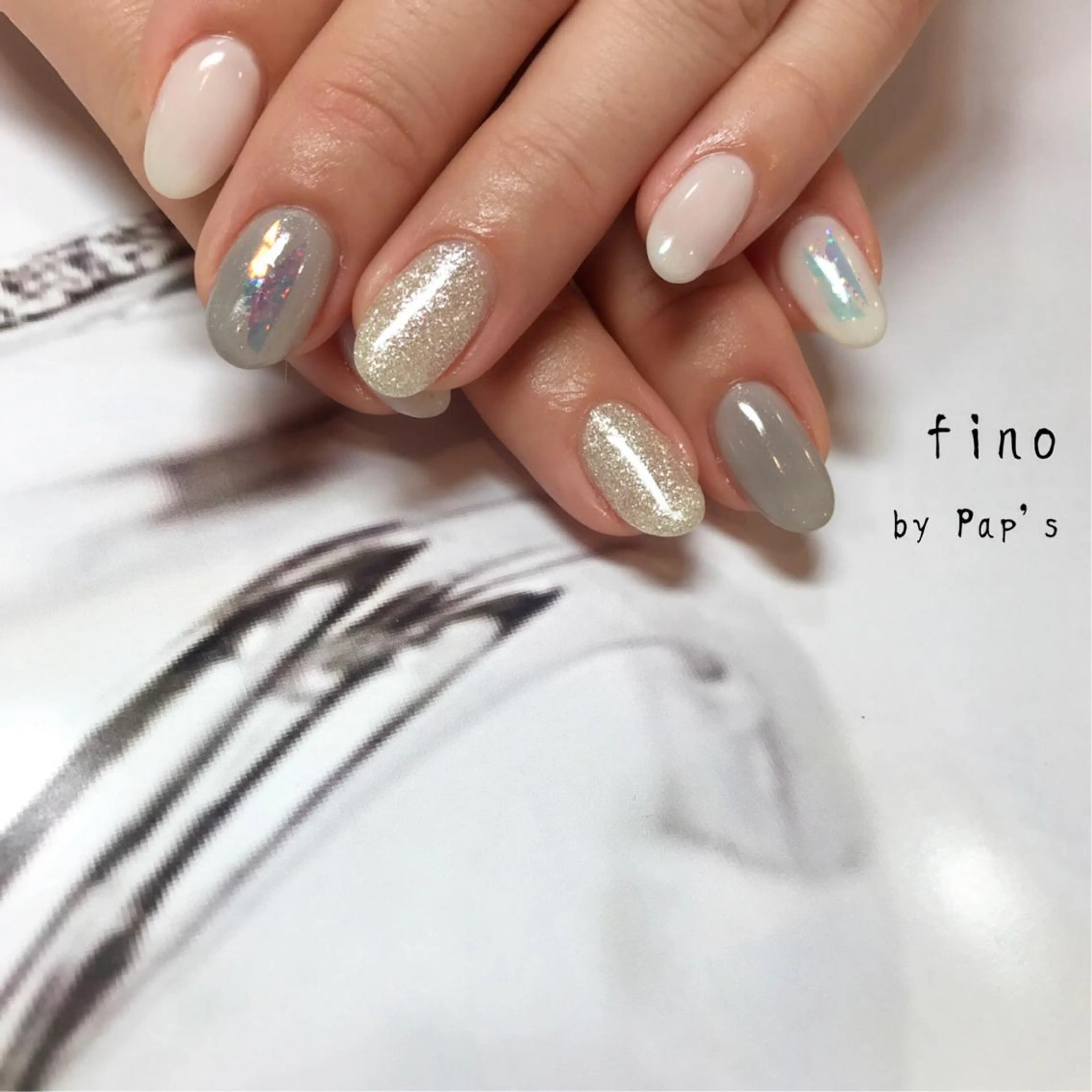 ネイル fino by Pap's所属・西畠 真由美のネイルデザイン