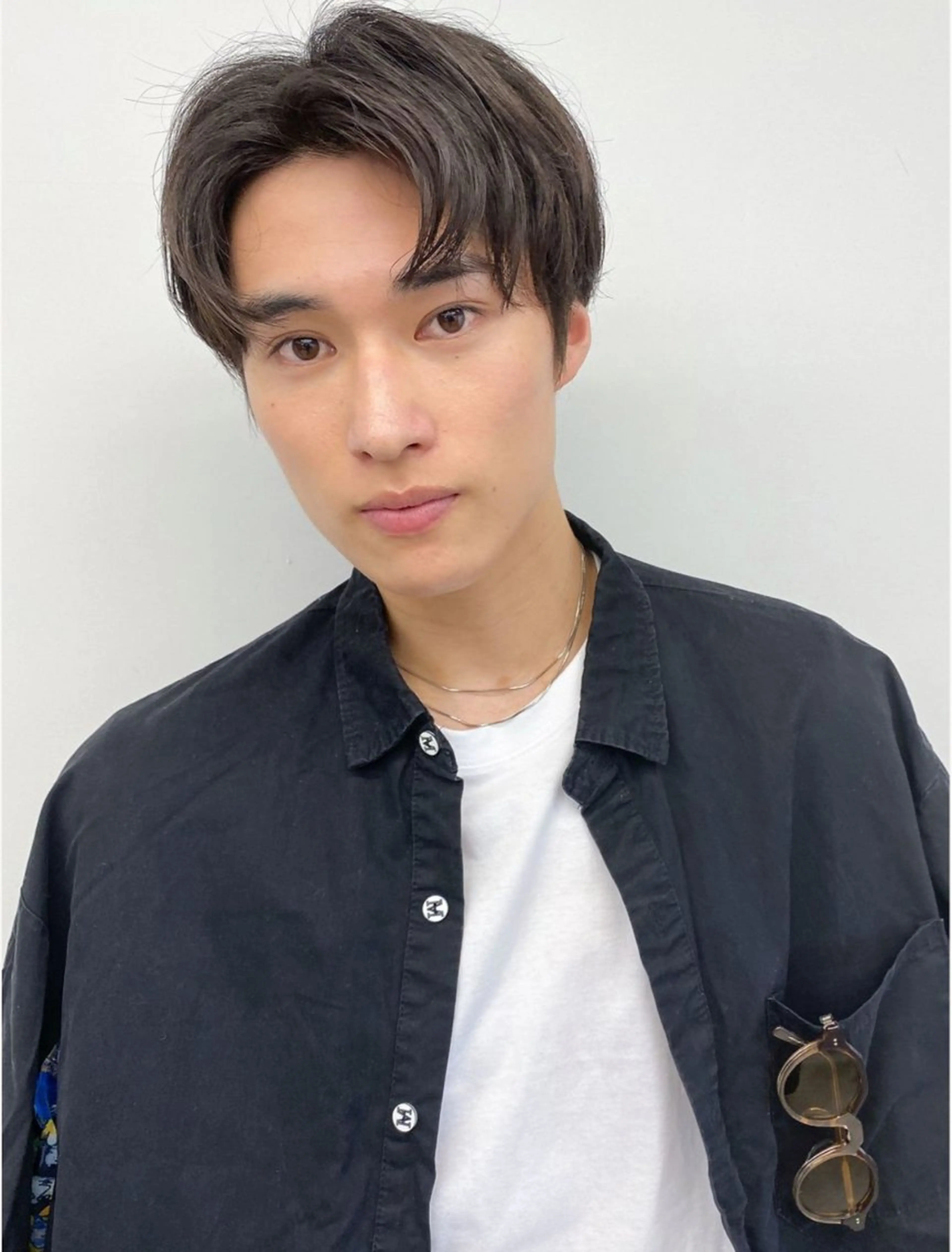 ショート パーマ メンズ センターパート ハンサムショート ショートヘア ˗ˏˋいくみˎˊ˗ /パーマ/カラーのヘアスタイル