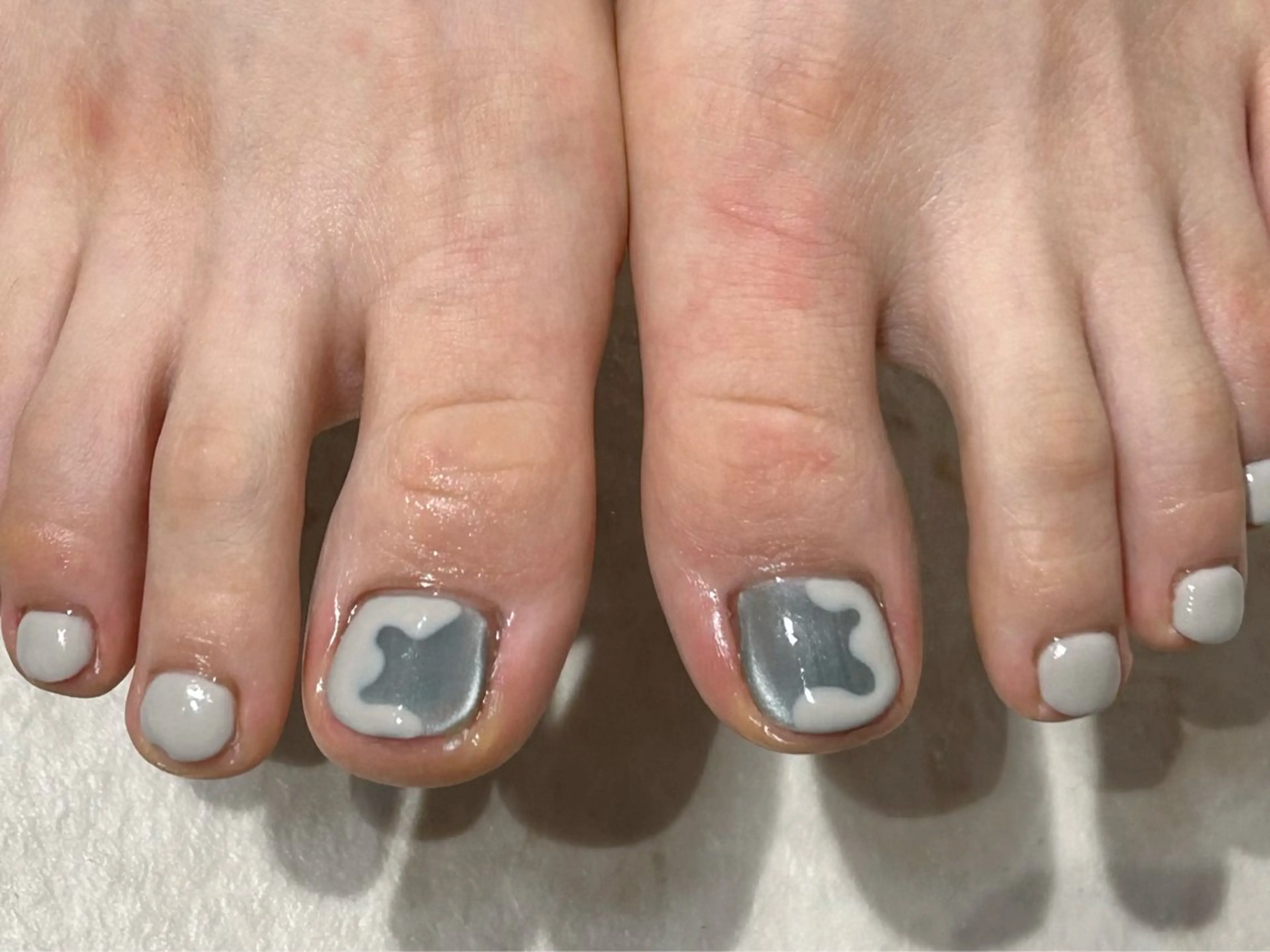 ネイル アートネイル ブルー マグネットネイル Bianca栄店 はるなのネイルデザイン