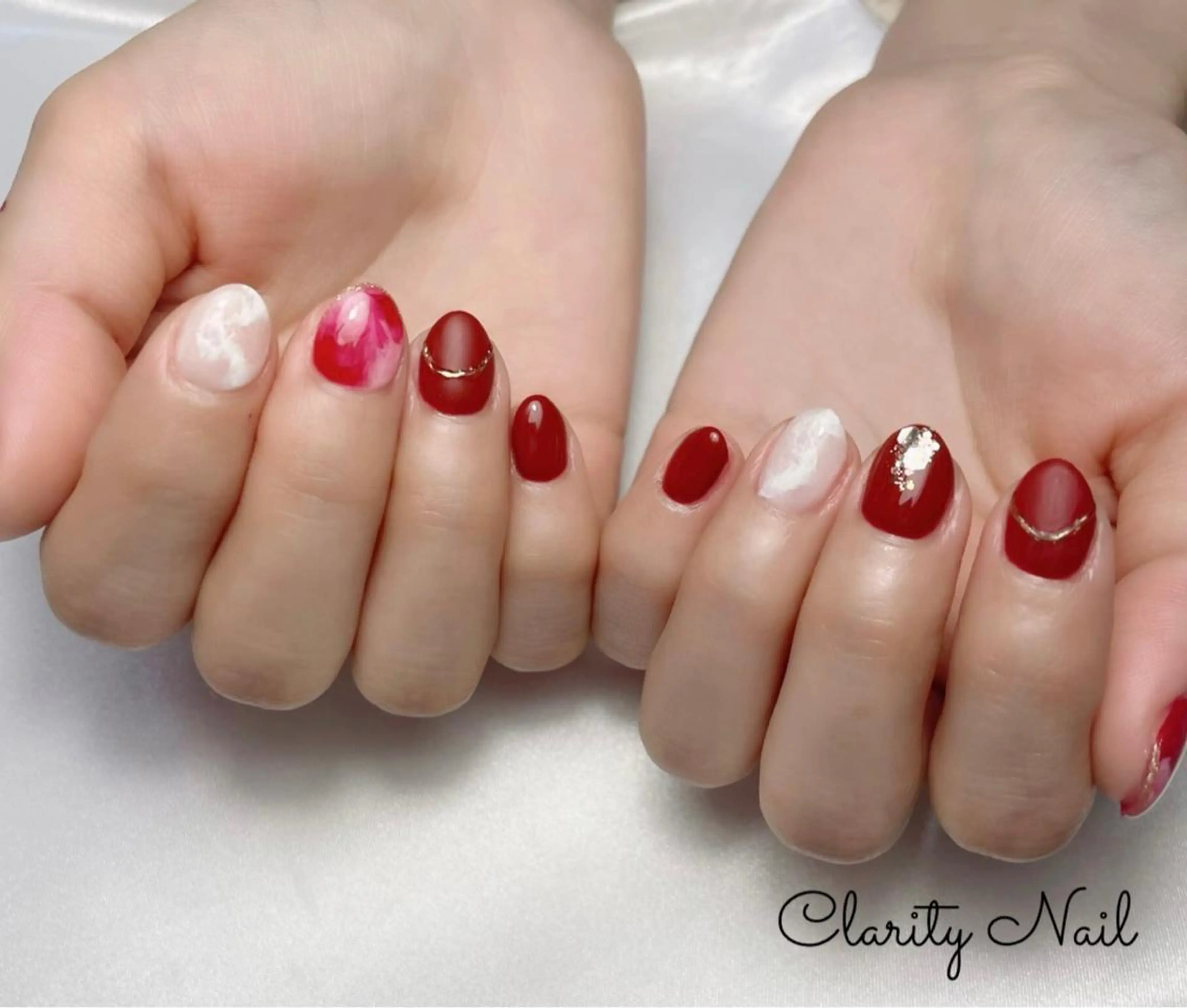 ネイル アートネイル 持ち込み ハンドネイル Clarity Nailのネイルデザイン