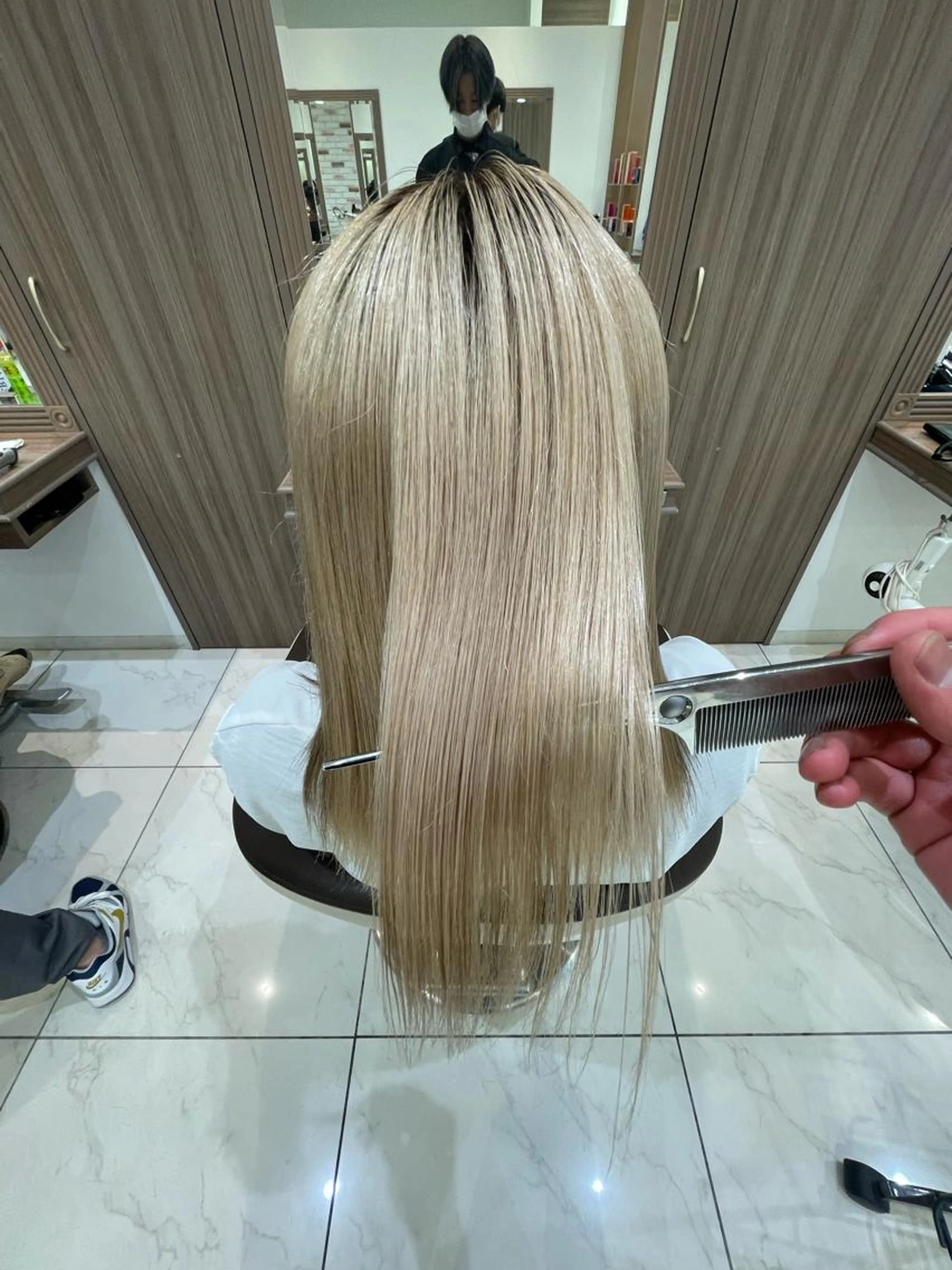 【ミニモ限定価格】✨ブリーチ+カラー+2stepTr✨どこよりもお得❗️の写真