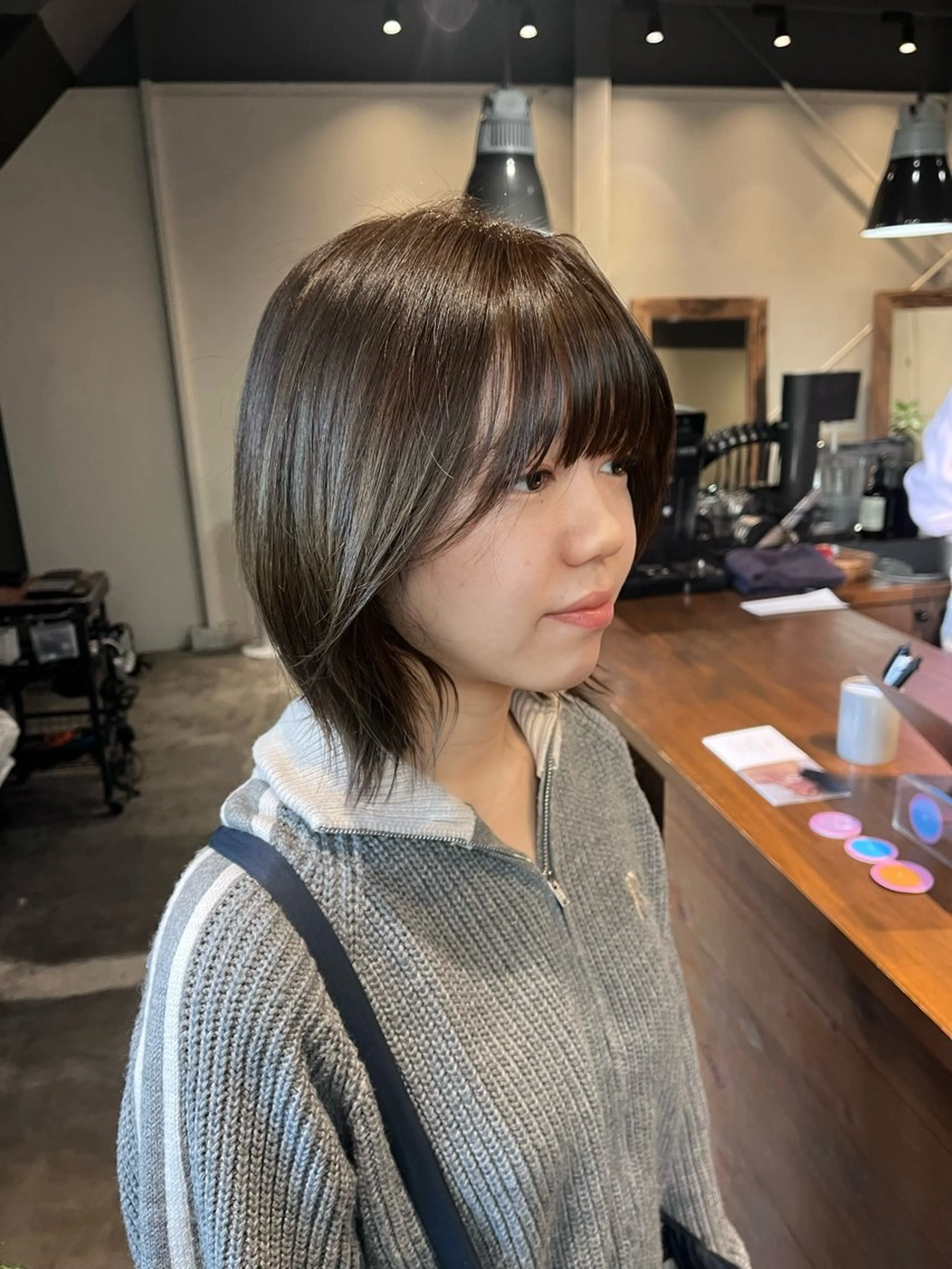 ショート ヘアカラー anri/梅田/ 透明感カラーのヘアスタイル