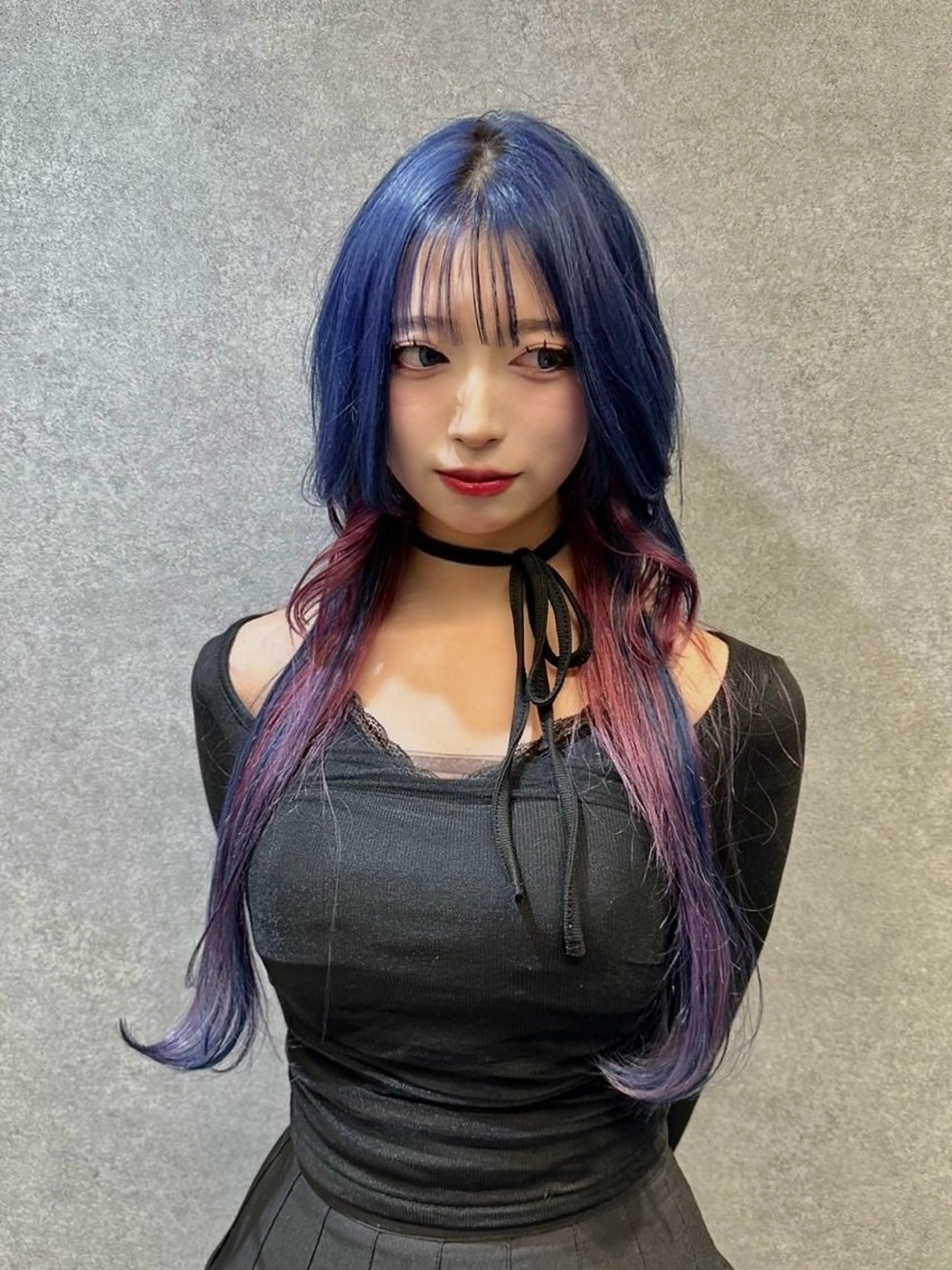 ロング カラー ヘアカラー トリートメント naito/ブリーチ /エクステ/縮毛のヘアスタイル